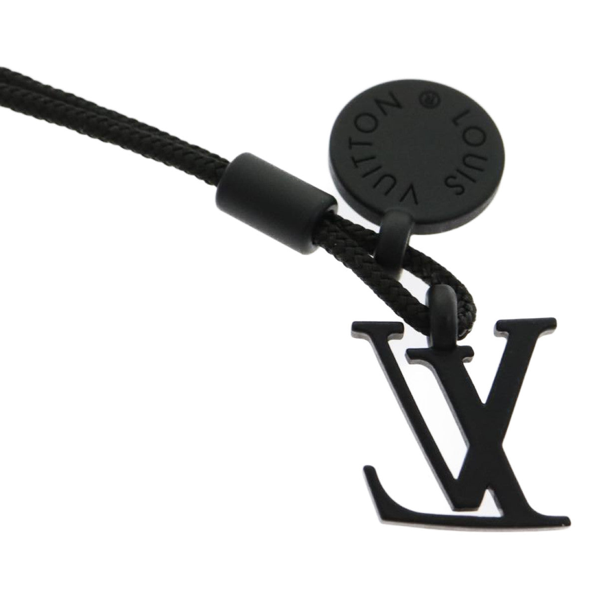 LOUIS VUITTON CollierCharms On The Go Necklace Black M63647 LV 30816
