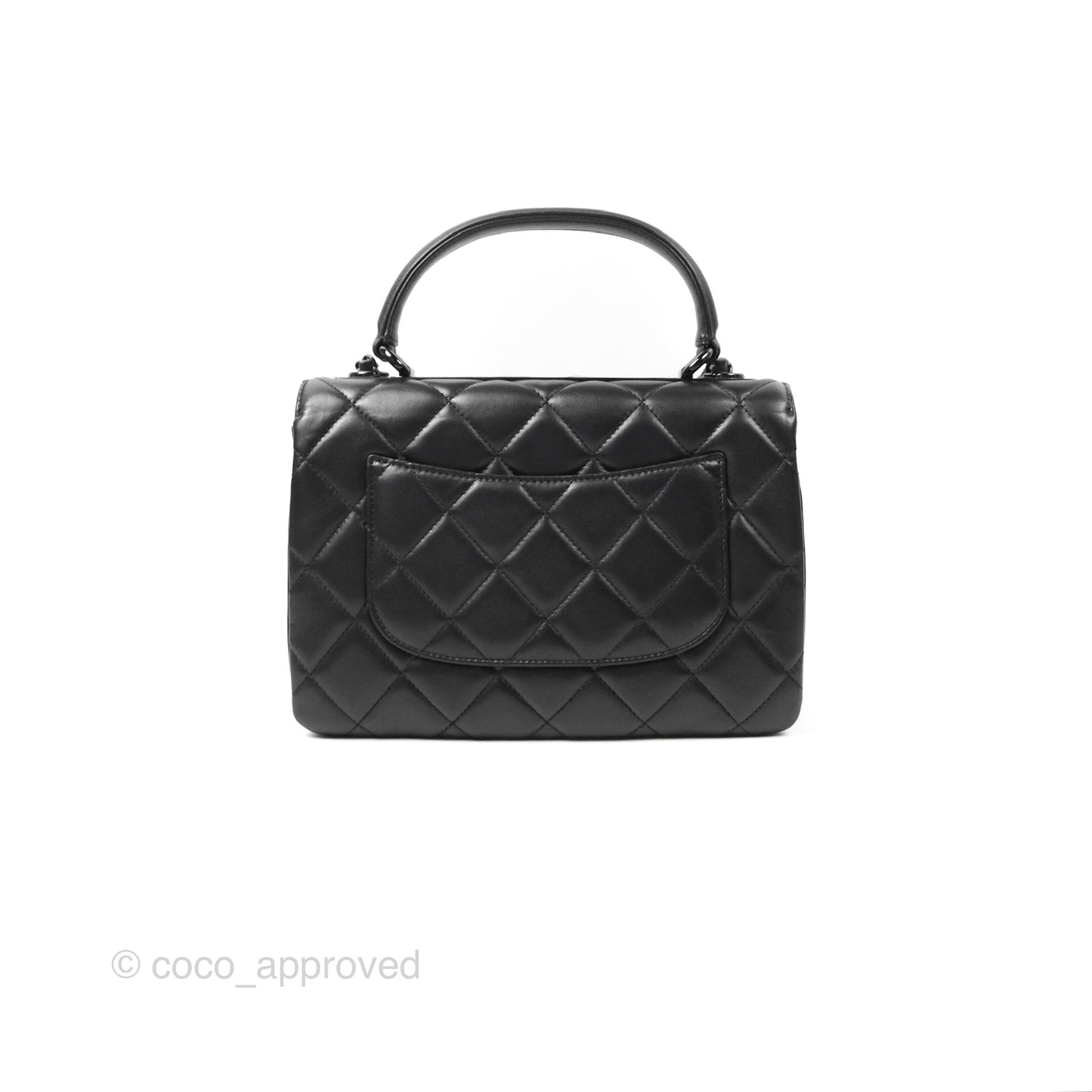 Chanel Small Trendy CC So Black Lambskin