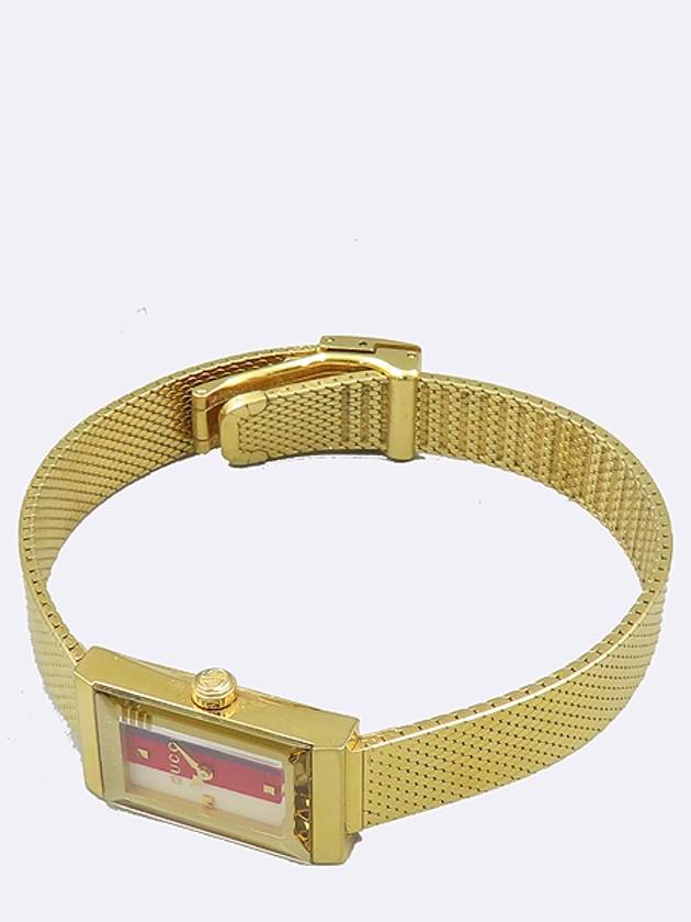 Luxury Gucci Trending 2025 Luxury Gucci Trending 2025 YA147410 G Frame Gold Metal Mother of Pearl Quartz Women s Watch