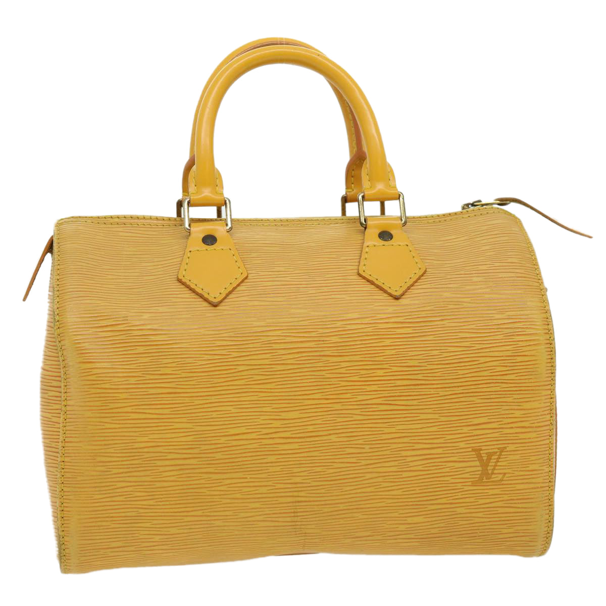 LOUIS VUITTON Epi Speedy 25 Hand Bag Yellow M43019 LV 30864