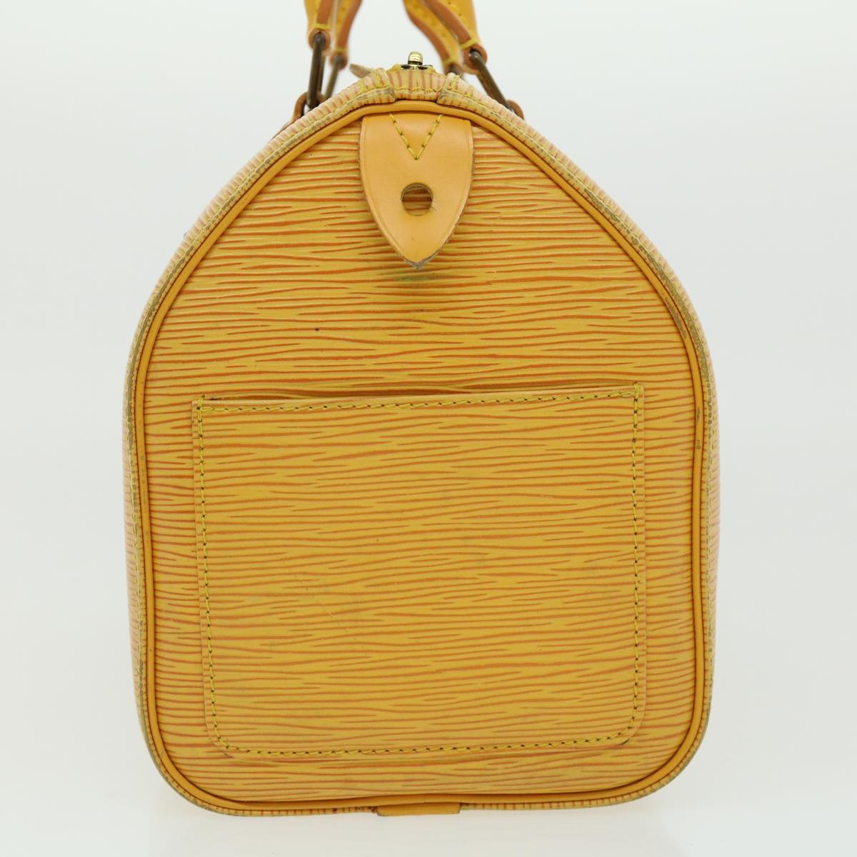 LOUIS VUITTON Epi Speedy 25 Hand Bag Yellow M43019 LV 30864