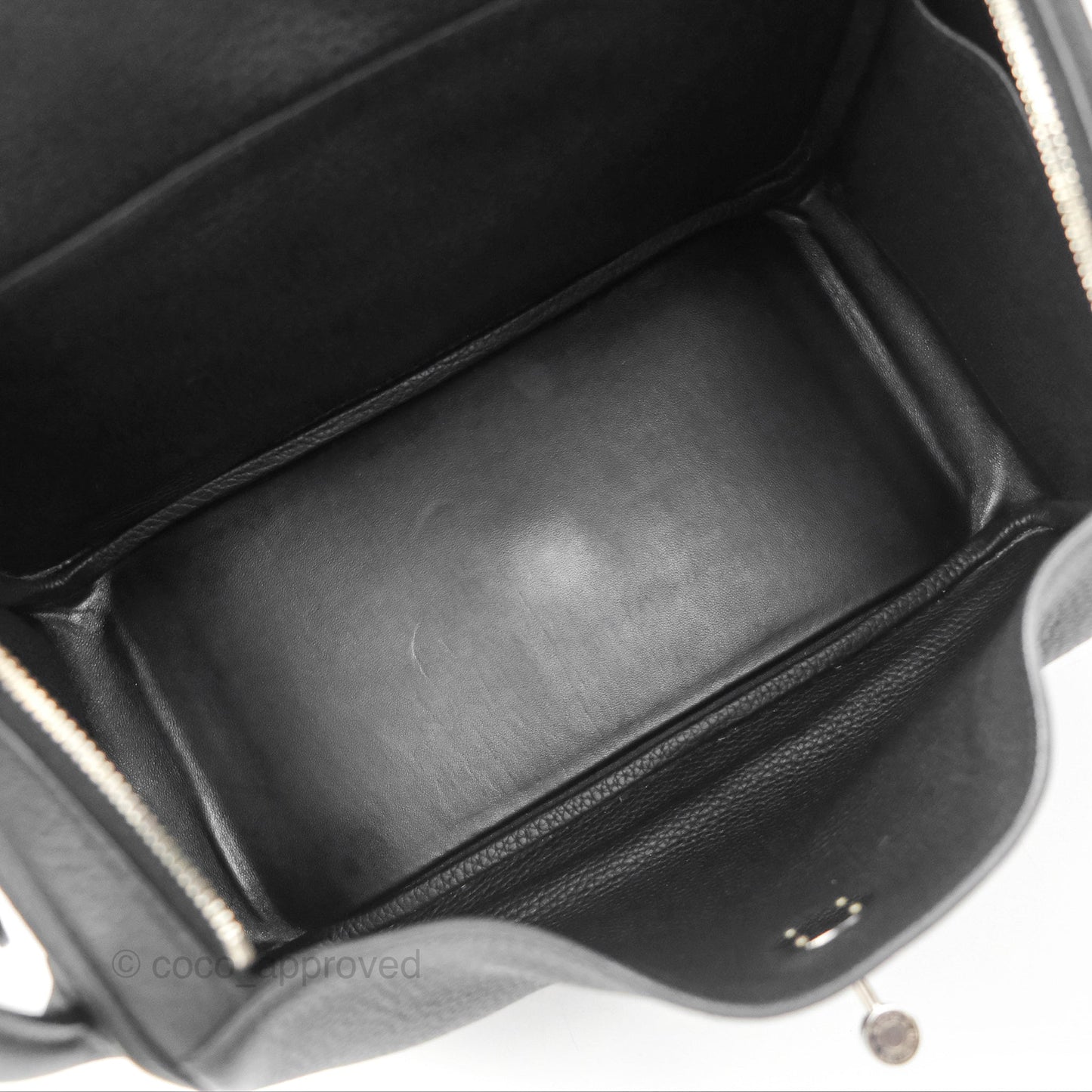Hermès Lindy 30 Black Clemence Palladium Hardware
