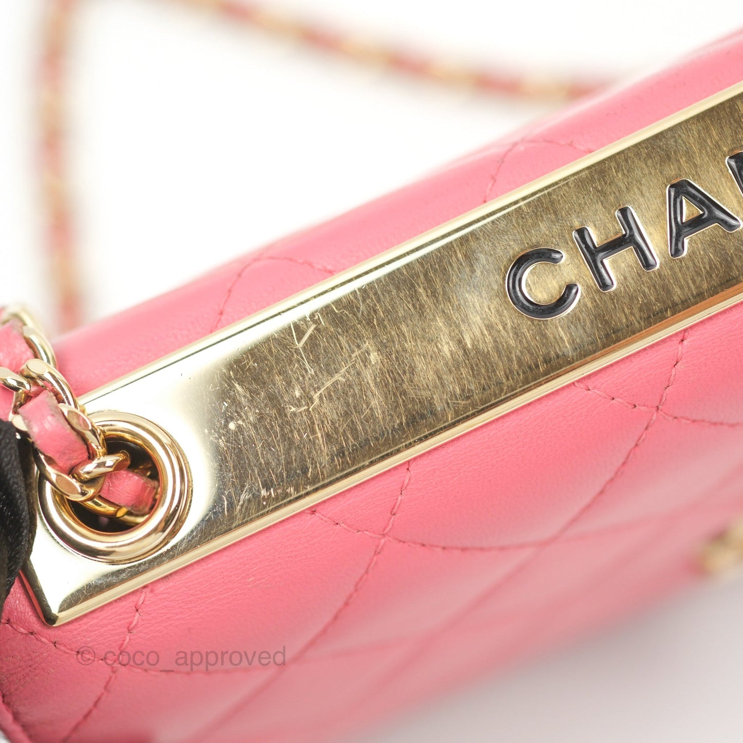 Chanel Trendy CC WOC Pink Lambskin Gold Hardware