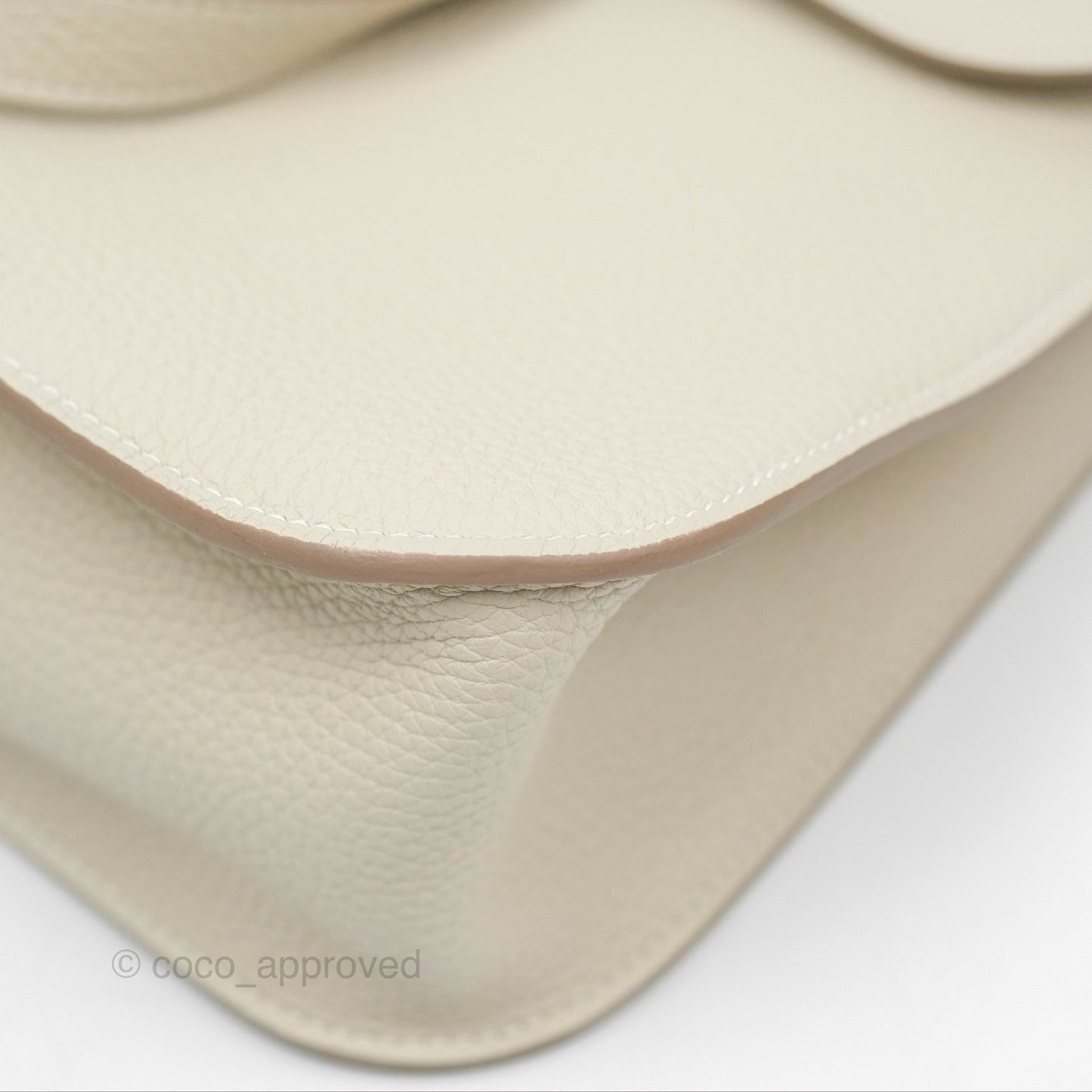 Hermès Halzan 31 Beton Clemence Gold Hardware