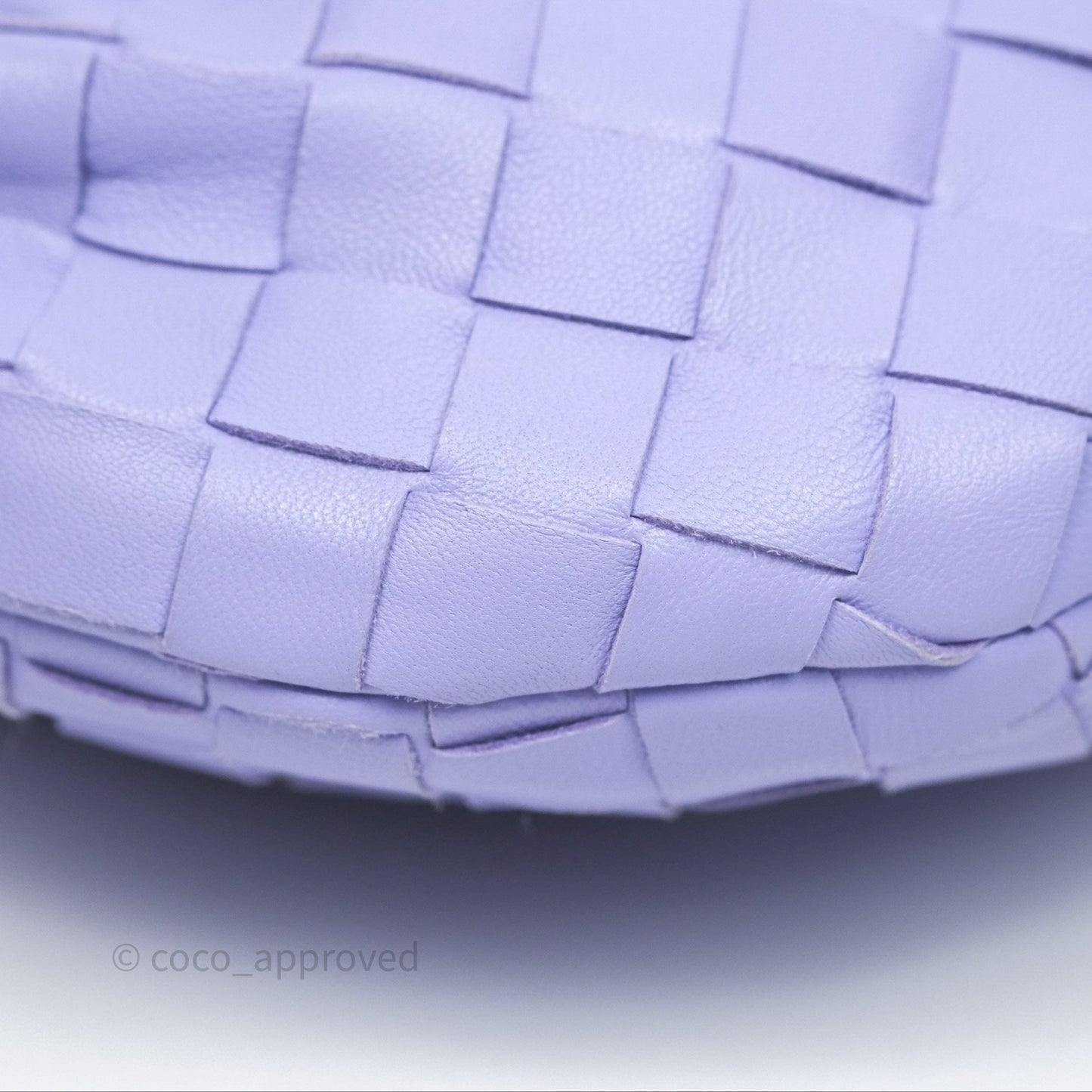 Bottega Veneta Mini Jodie Bag Purple Intrecciato Lambskin