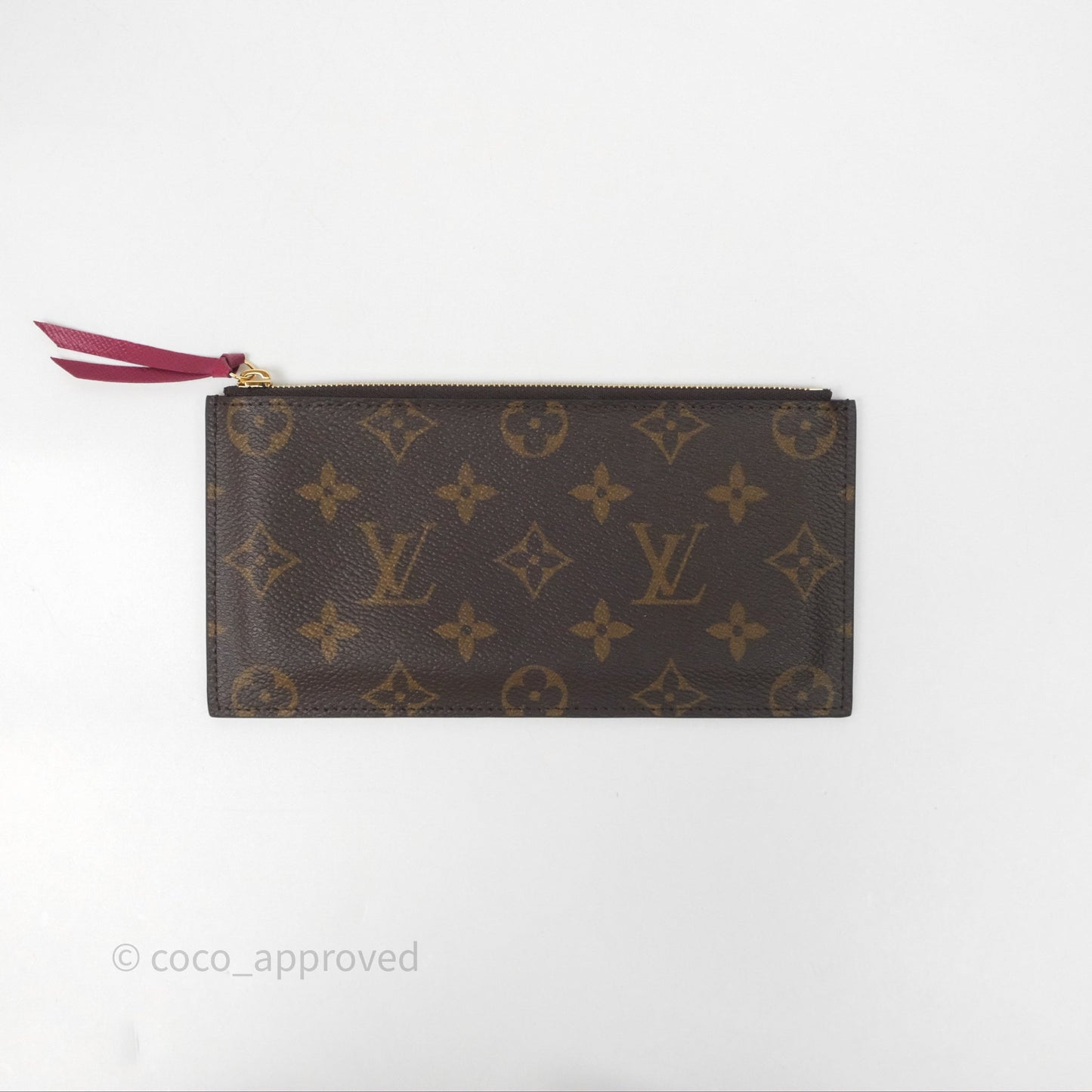 Louis Vuitton Félicie Pochette Clutch Monogram Canvas Gold Hardware
