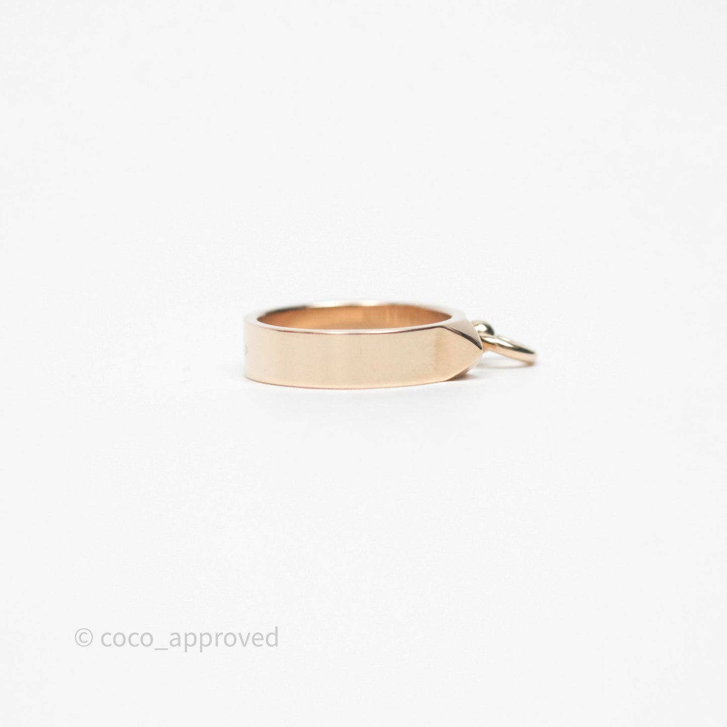 Hermes Collier de Chien Ring PM Rose Gold Size 52