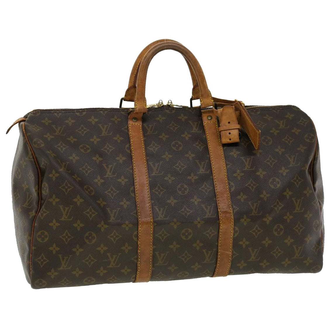 LOUIS VUITTON Monogram Keepall 50 Boston Bag M41426 LV 30978