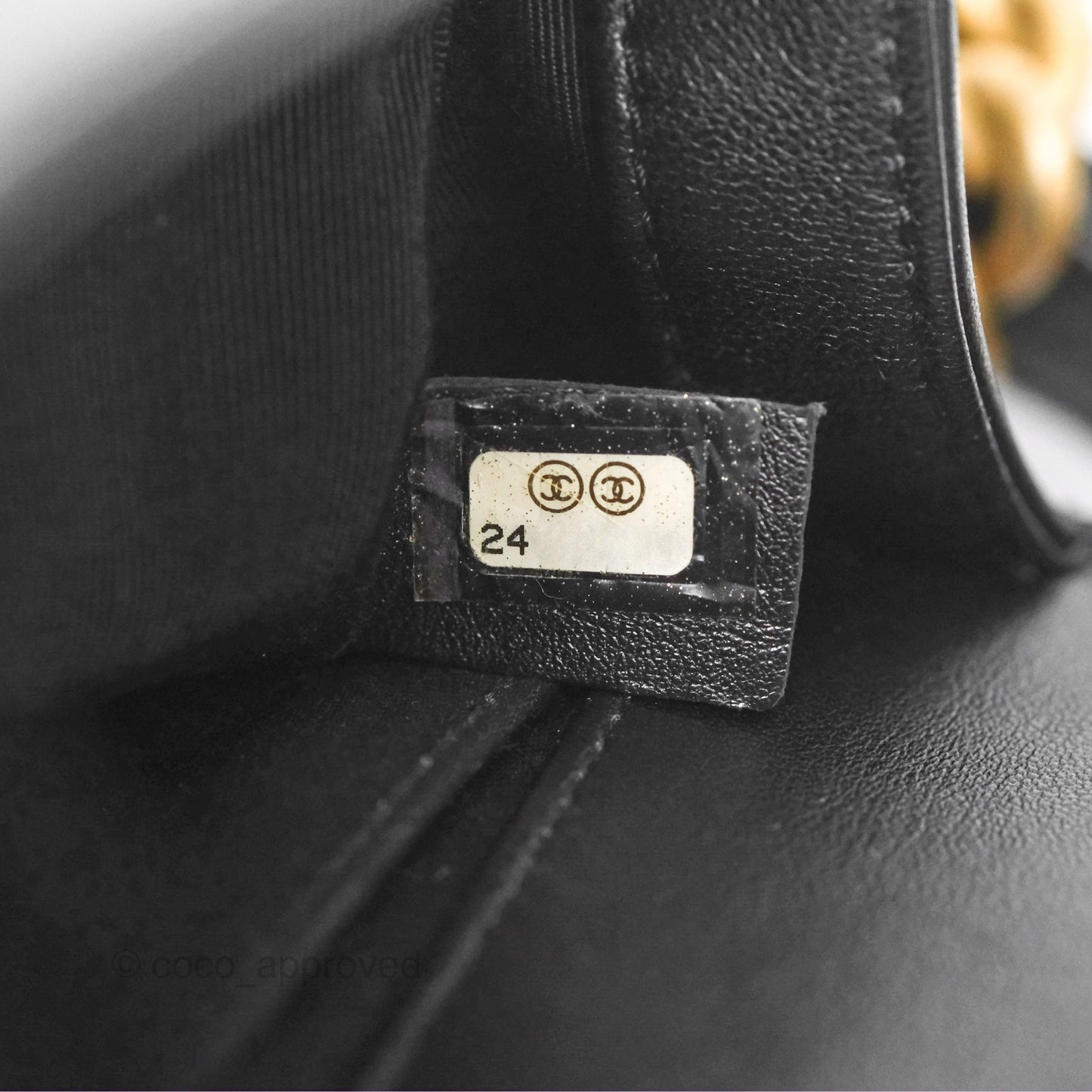 Chanel Small Boy Quilted Black Calfskin Gold Hardware