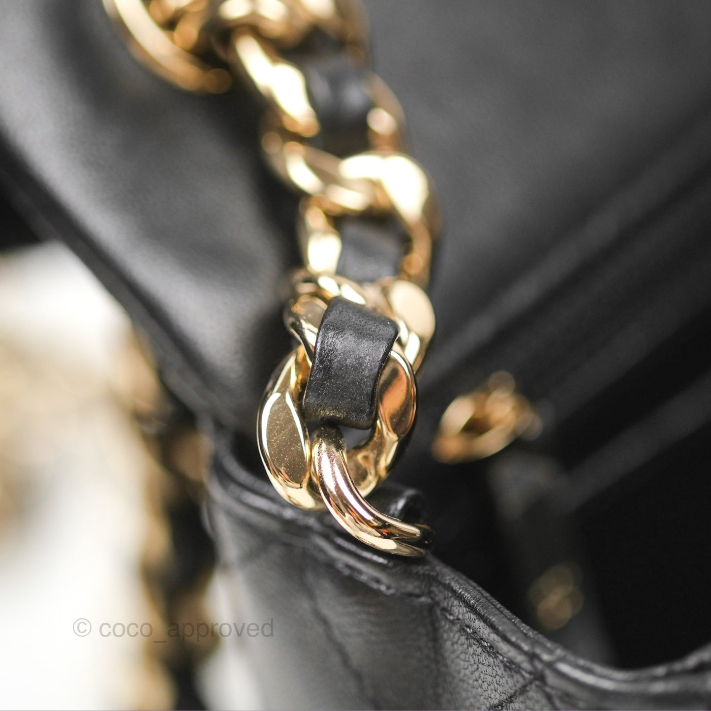 Chanel Quilted Mini Rectangular Flap With Charms Black Lambskin Gold Hardware 21C