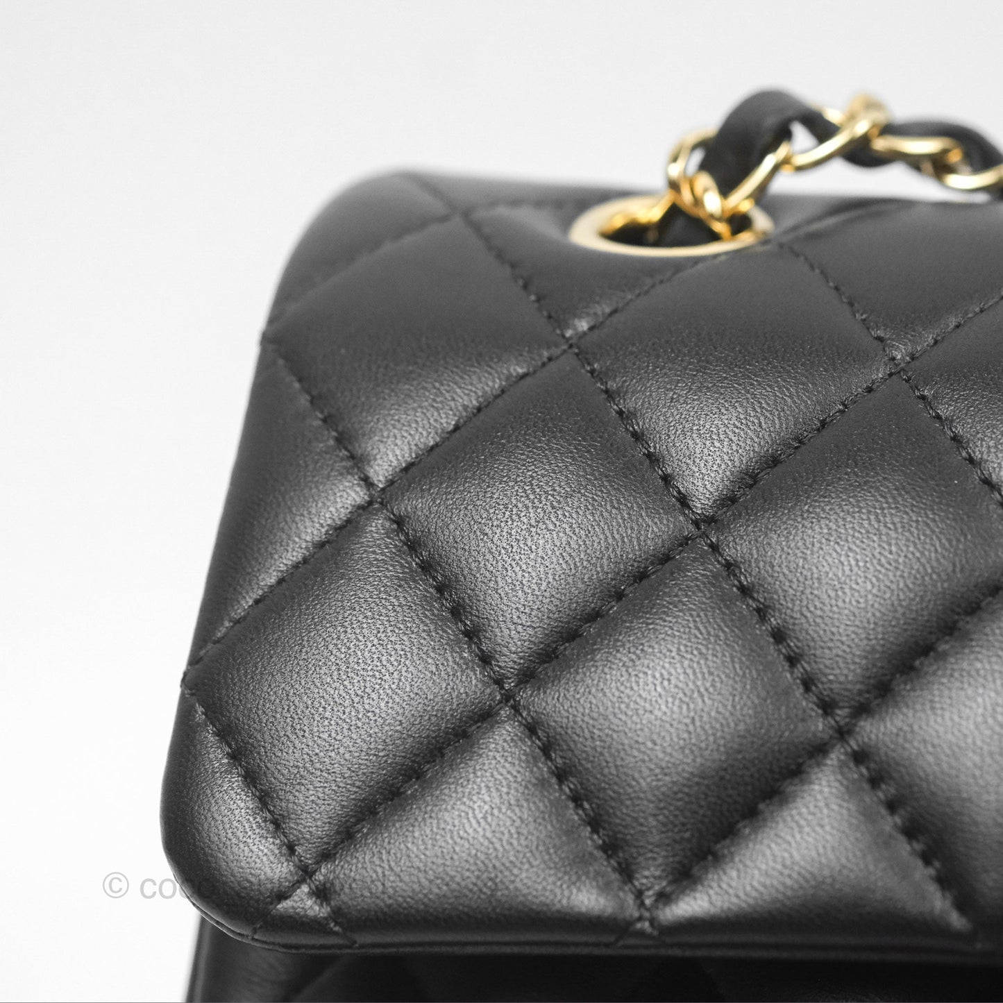 Chanel Small S/M Classic Flap Black Lambskin Gold Hardware