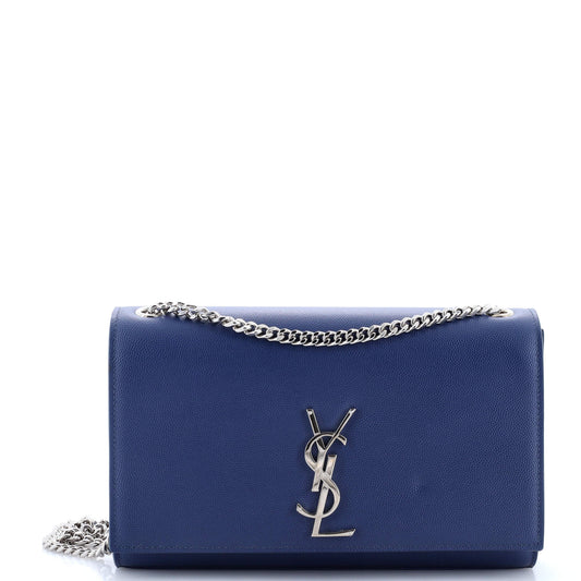 Luxury Saint Laurent Classic Monogram Crossbody Bag Grainy Leather Medium
