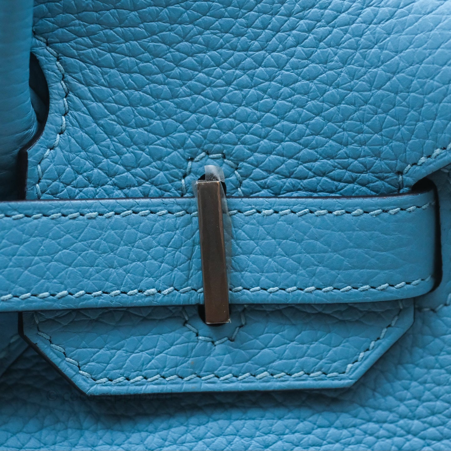 Hermès Birkin 30 Bleu De Nord Togo Palladium Hardware