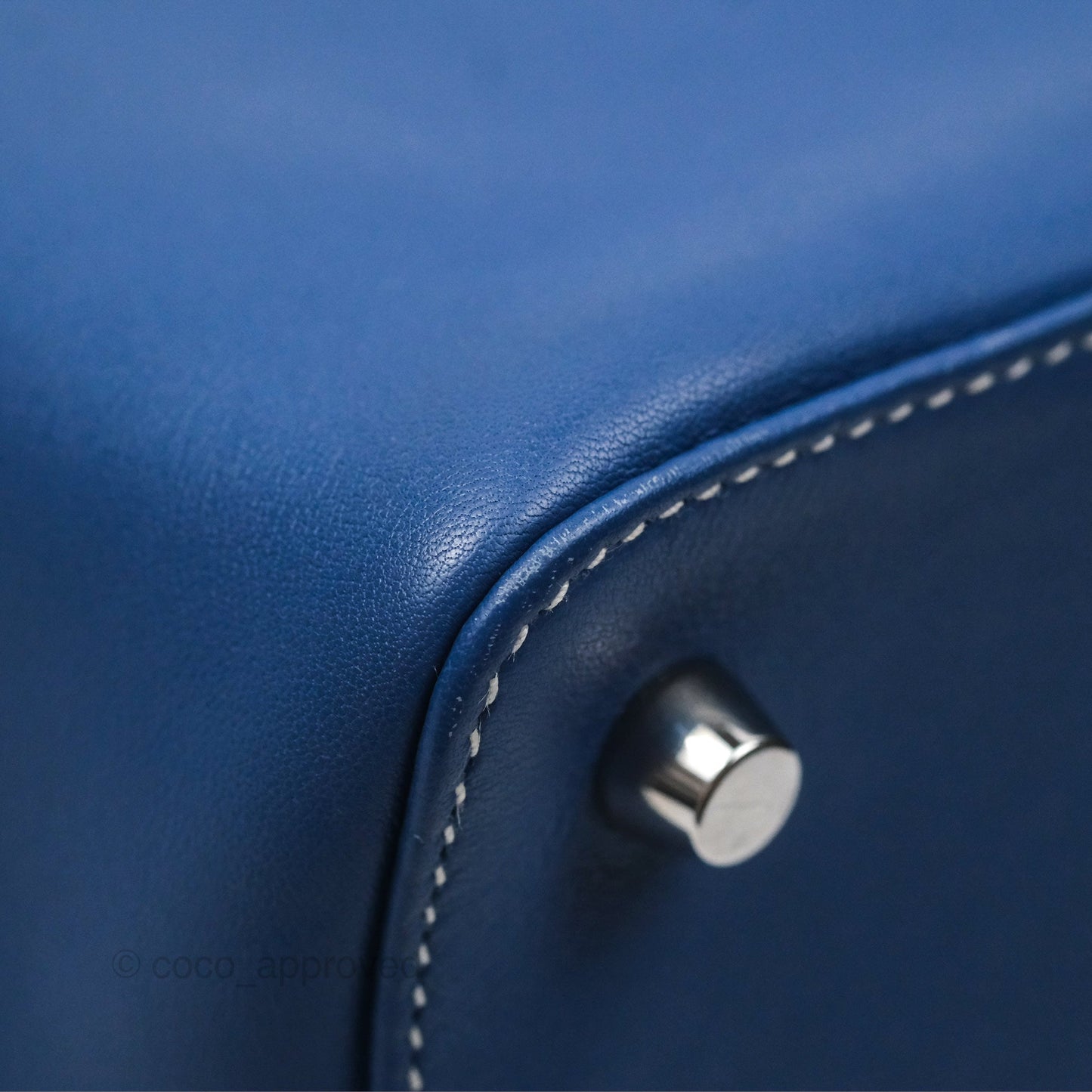 Hermès ToolBox 20 Bleu Agate R2 Swift Palladium Hardware