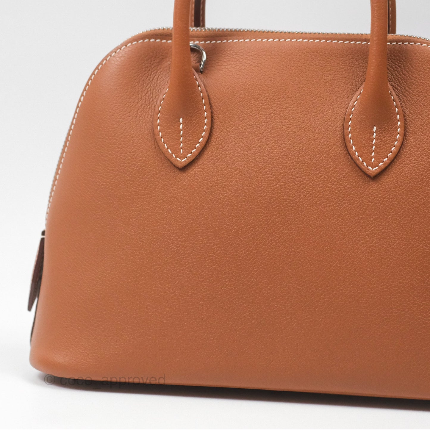 Hermès Bolide 1923 25 Gold 37 Evercolor Palladium Hardware