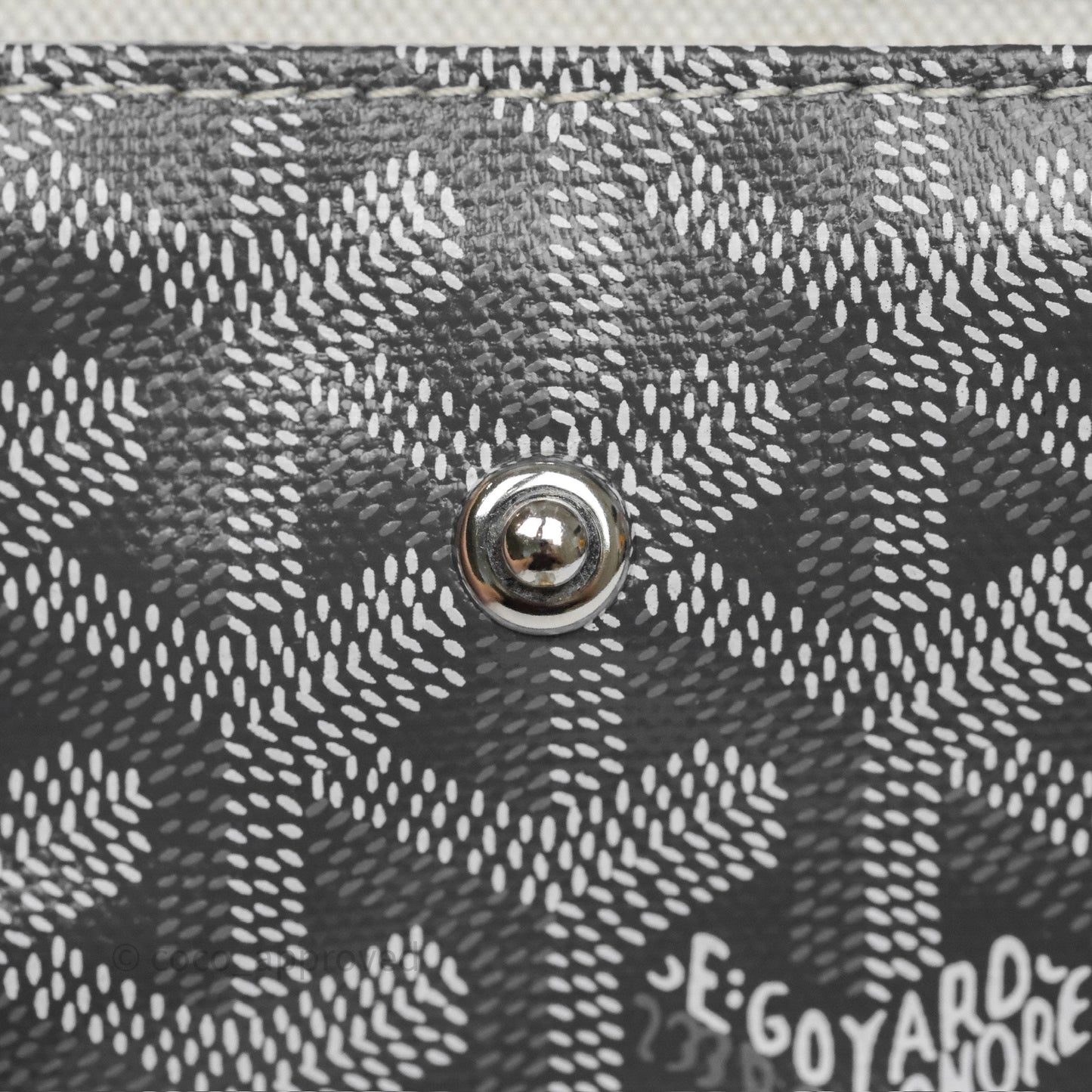 Goyard Anjou Mini Bag Goyardine Canvas Grey