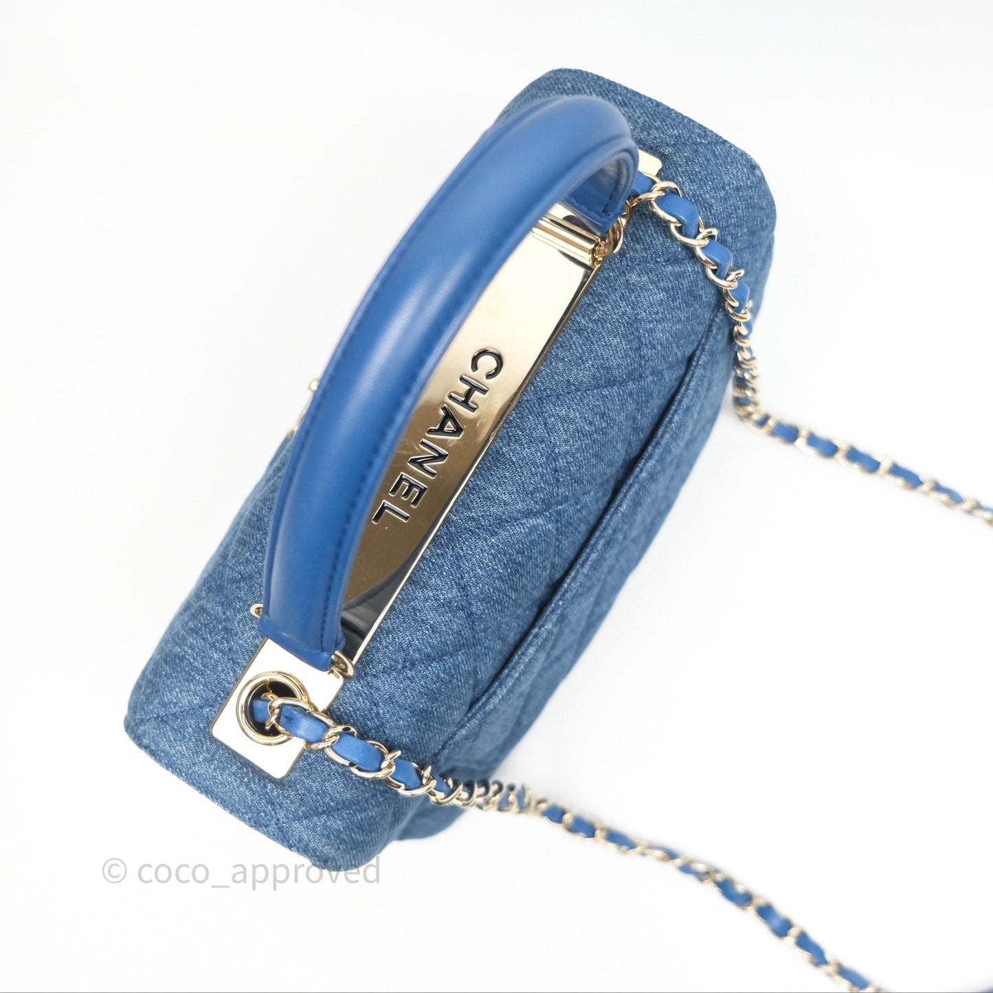Chanel Small Trendy CC Denim Gold Hardware