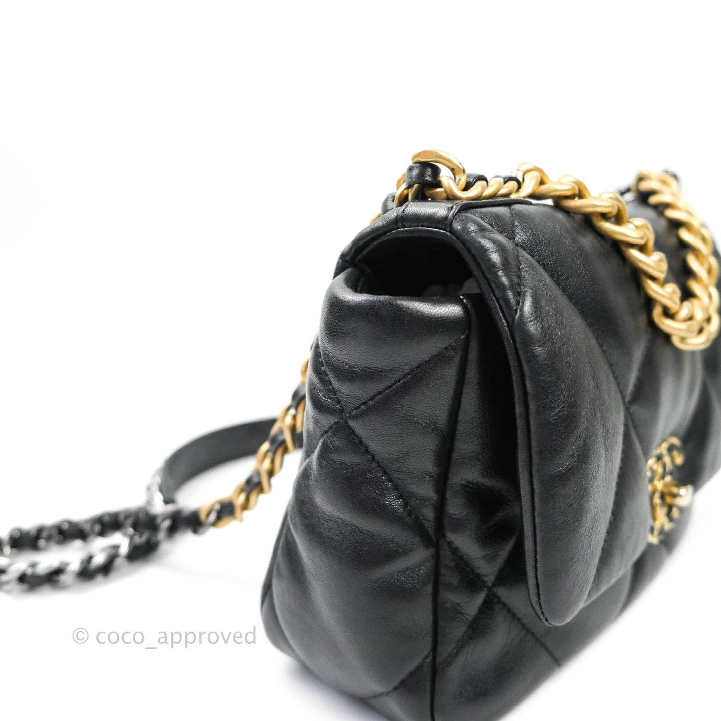 Chanel 19 Small Black Mixed Hardware
