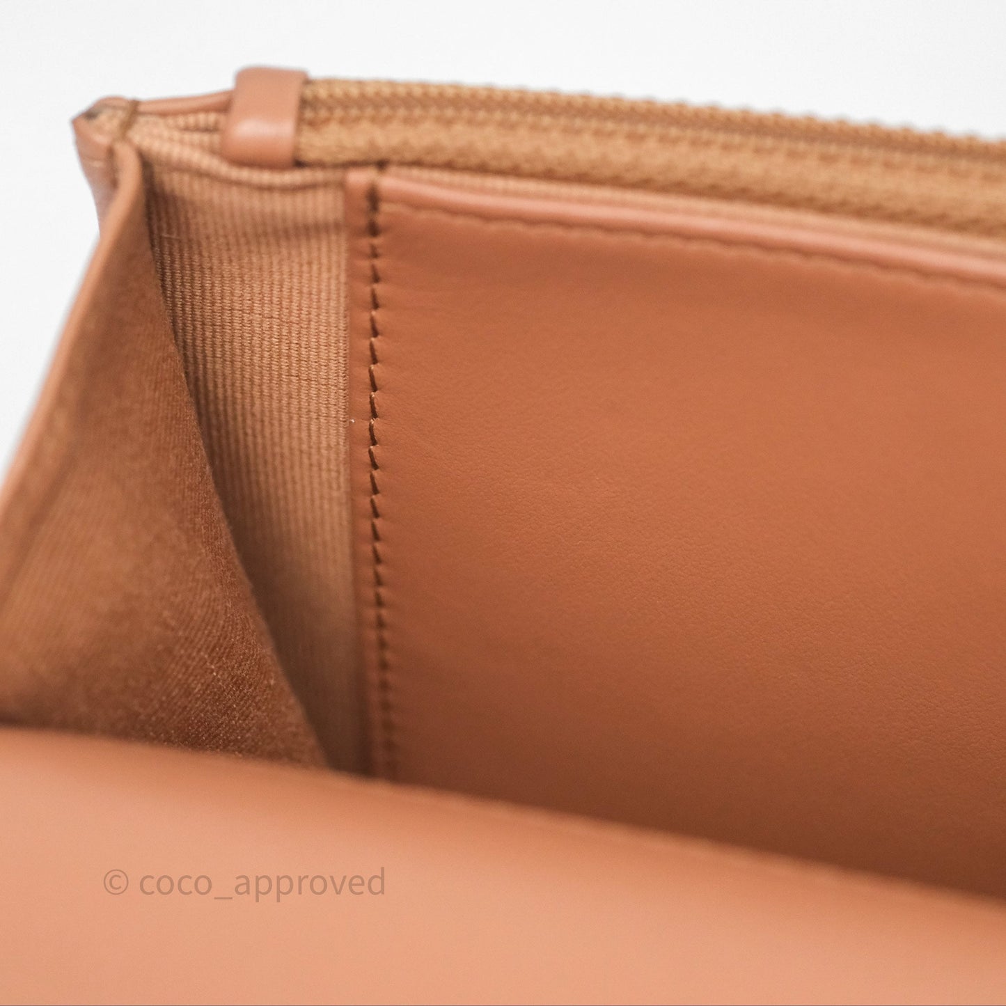 Chanel 19 Wallet on Chain WOC Dark Beige Caramel Lambskin Mixed Hardware