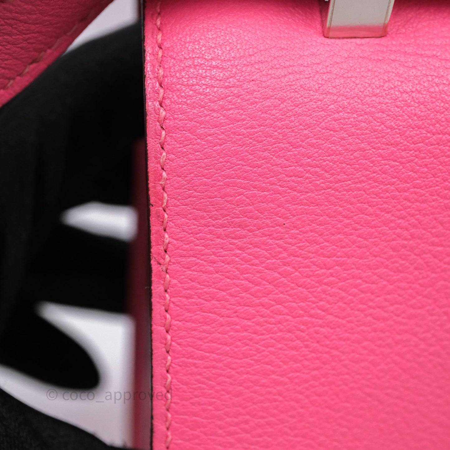 Hermès Constance 24 Rose Azalee 8W Epsom Palladium Hardware