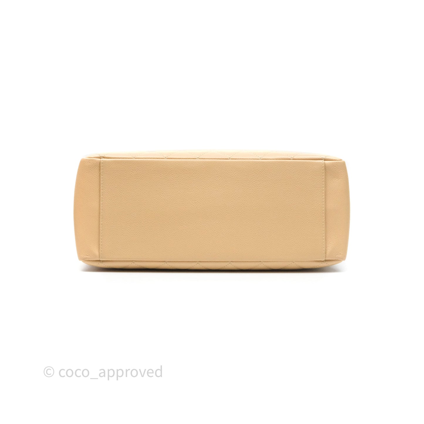 Chanel GST Beige Caviar Gold Hardware