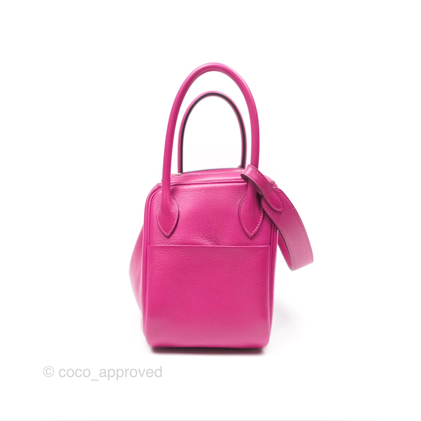 Hermès Lindy 26 Rose Pourpre Evercolor Palladium Hardware