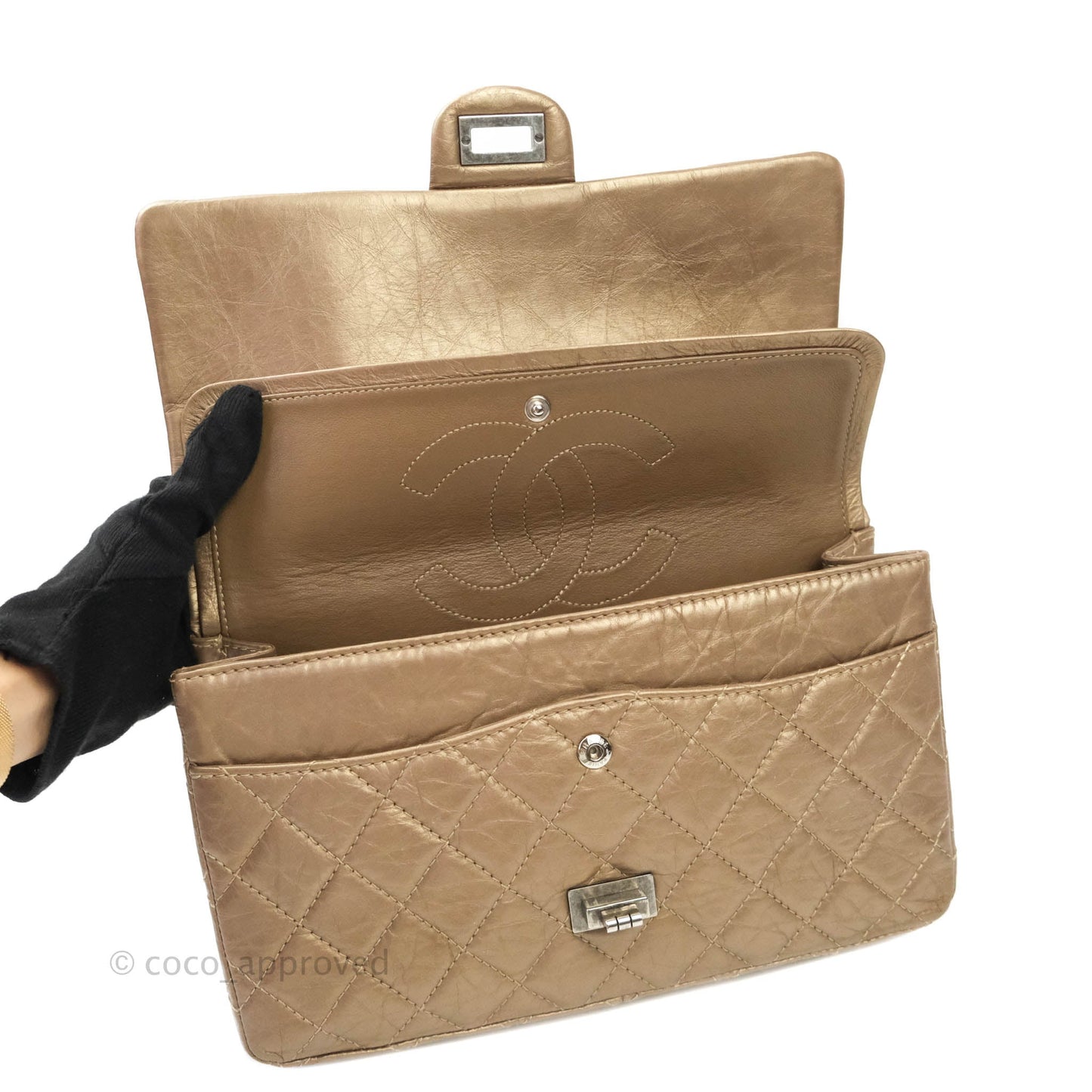Chanel Reissue 226 Copper Calfskin Ruthenium Hardware