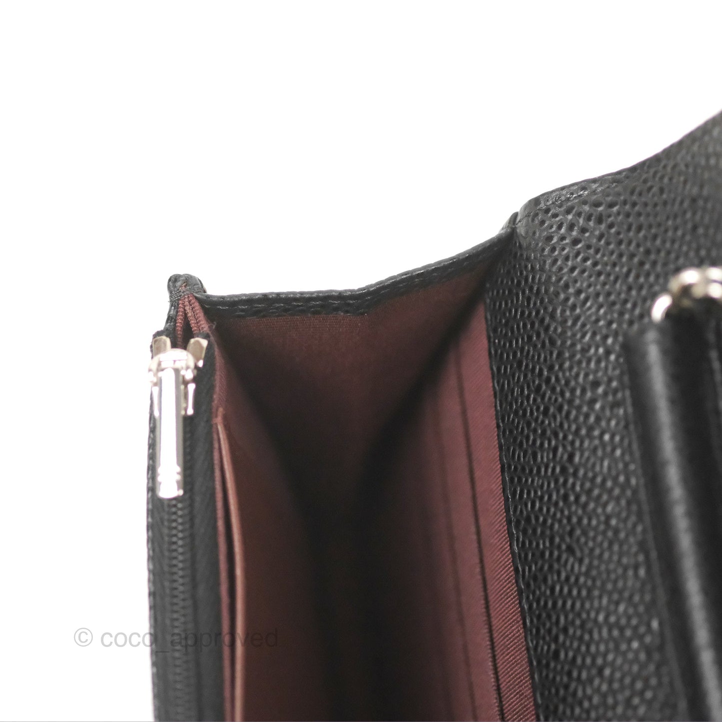 Chanel Quilted WOC Black Caviar Silver Hardware