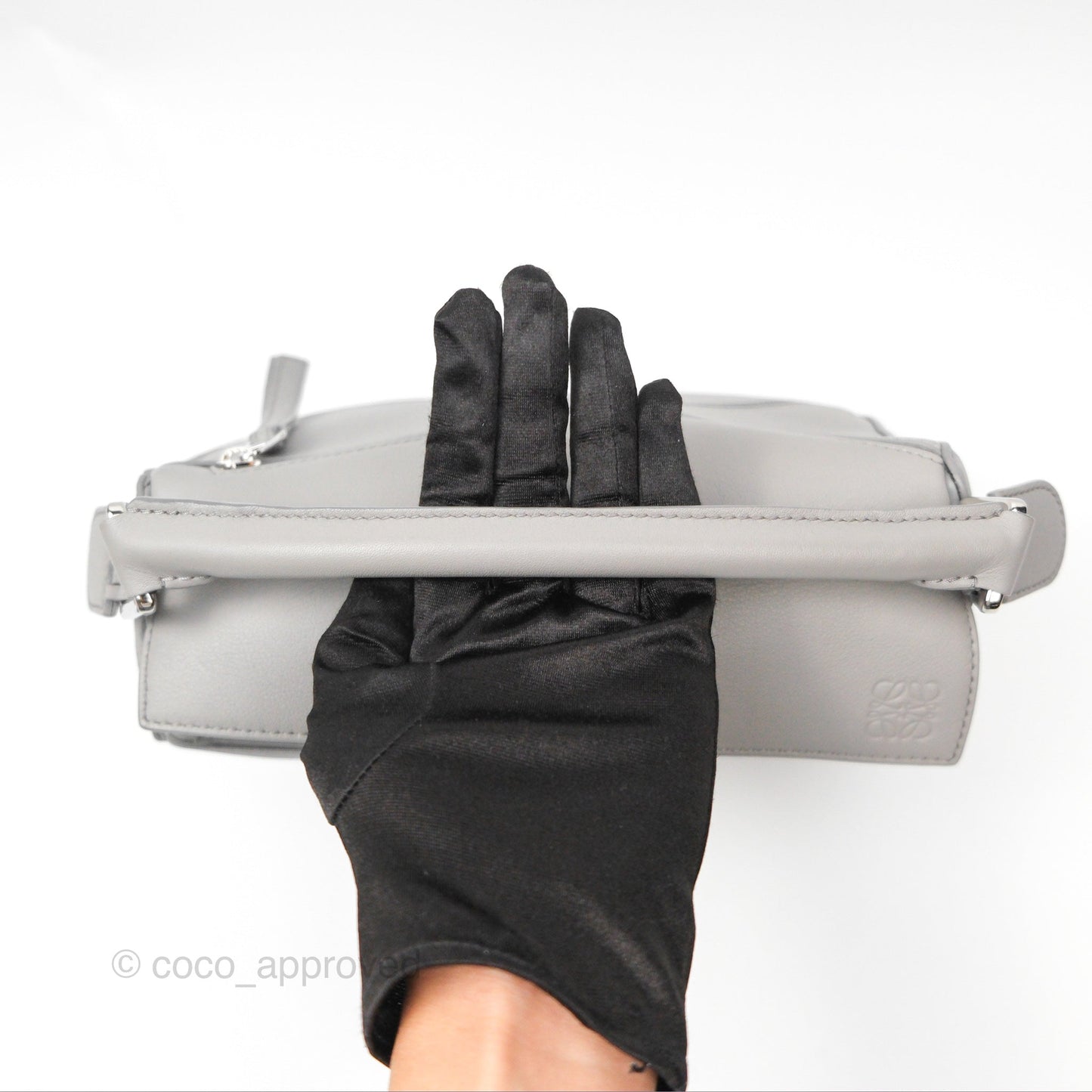 Loewe Small Puzzle Bag Grey Calfskin