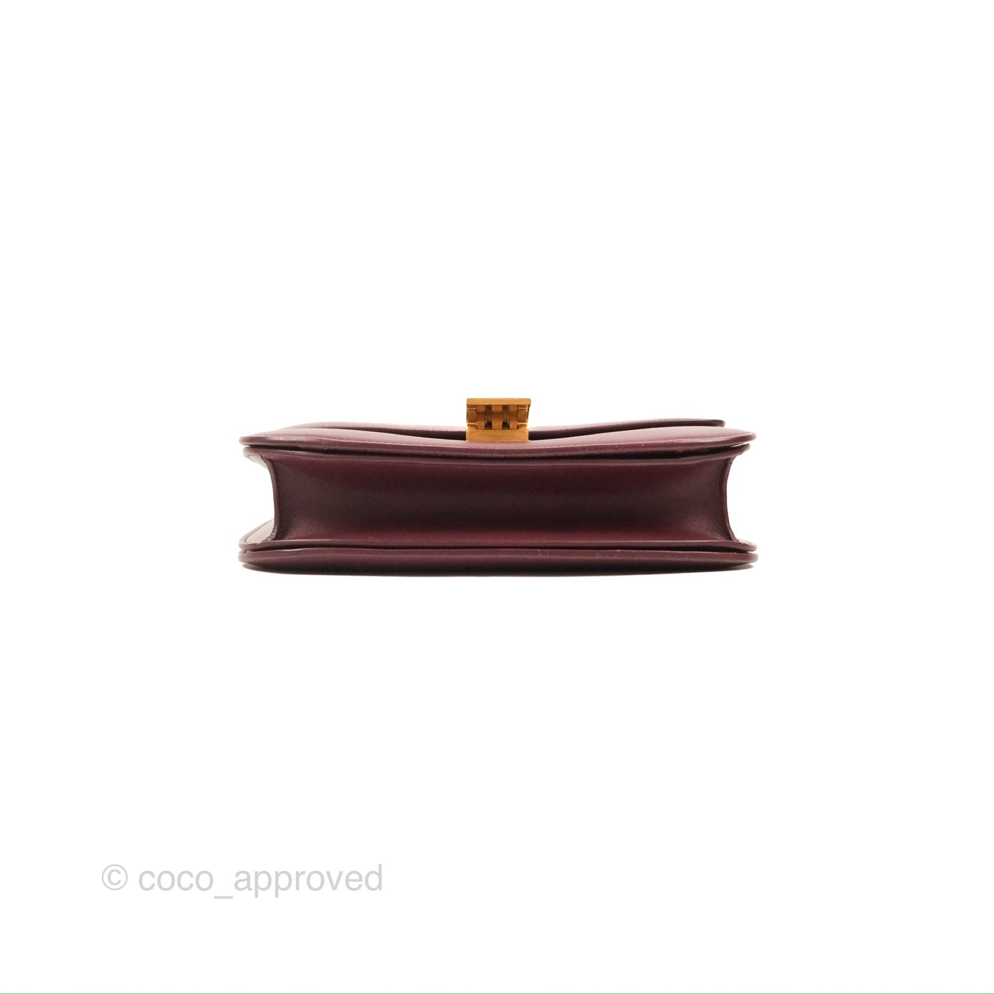 Celine Medium Classic Box Flap Burgundy Calfskin