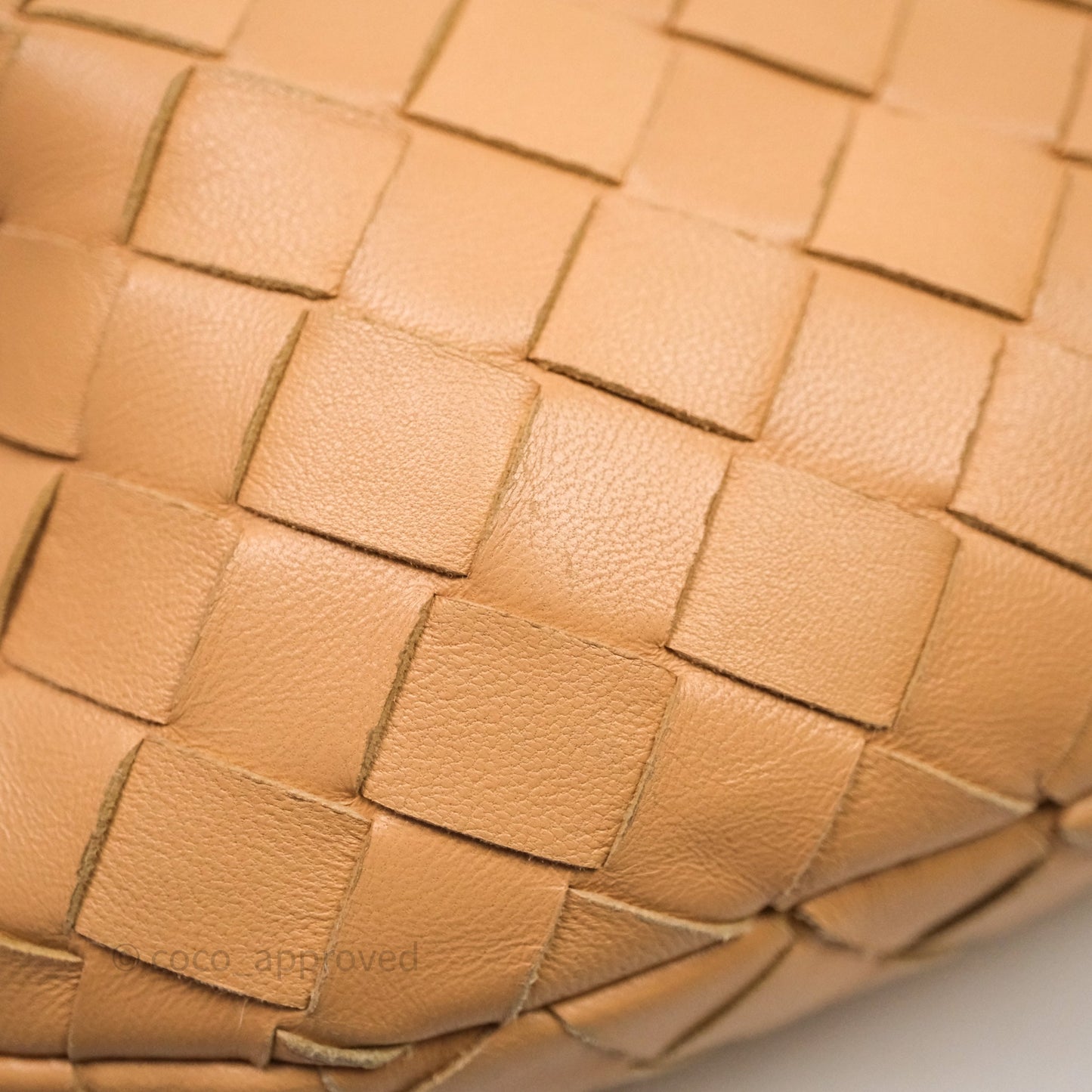 Bottega Veneta Mini Jodie Bag Intrecciato Beige Lambskin