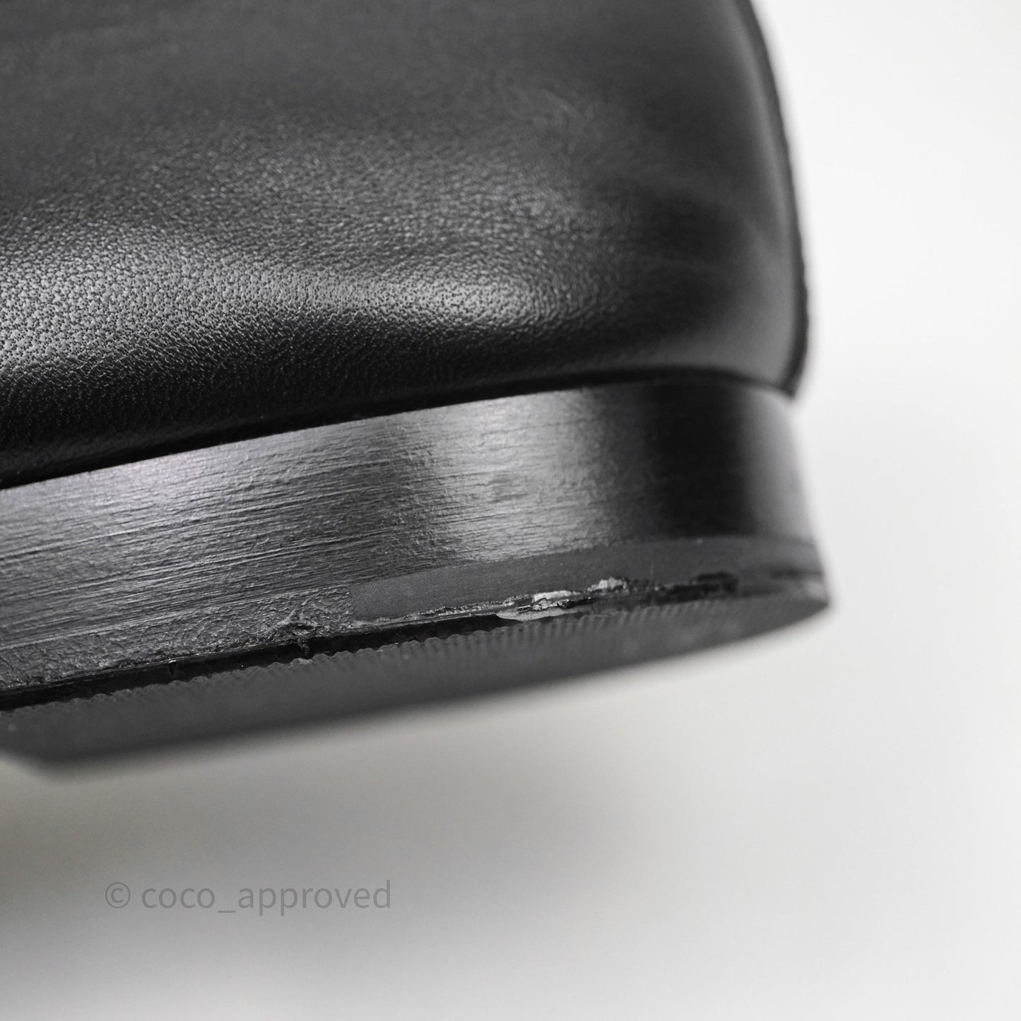 Chanel Ballet Flats Black Size 36.5
