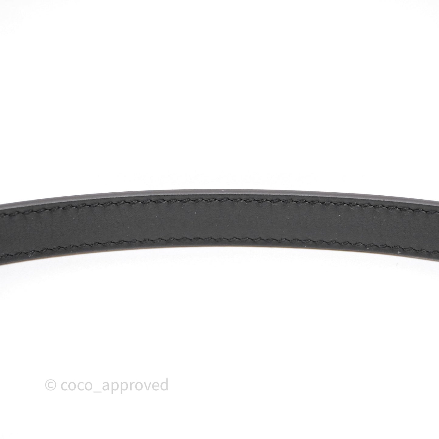 Hermès Lucky 15 Reversible Belt Noir/Gold