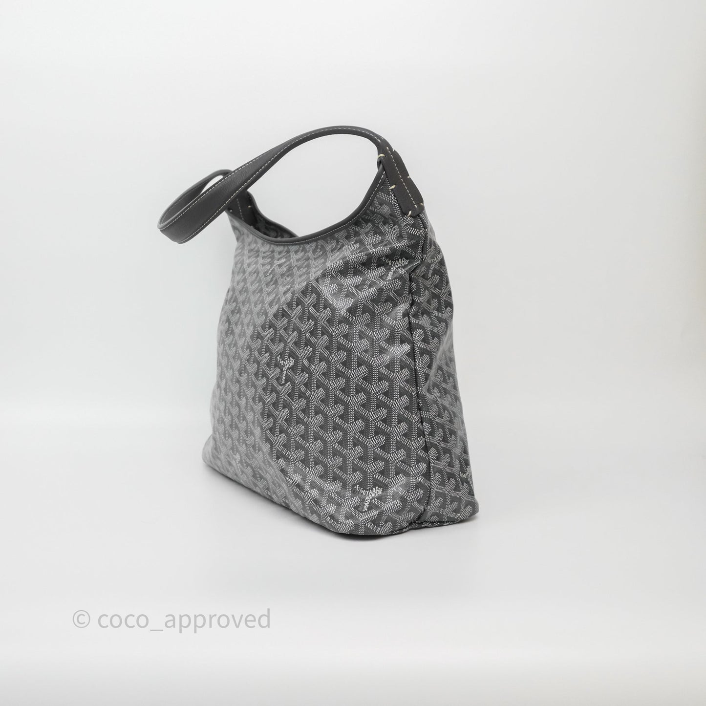 Goyard Bohème Hobo Bag Grey Goyardine Canvas
