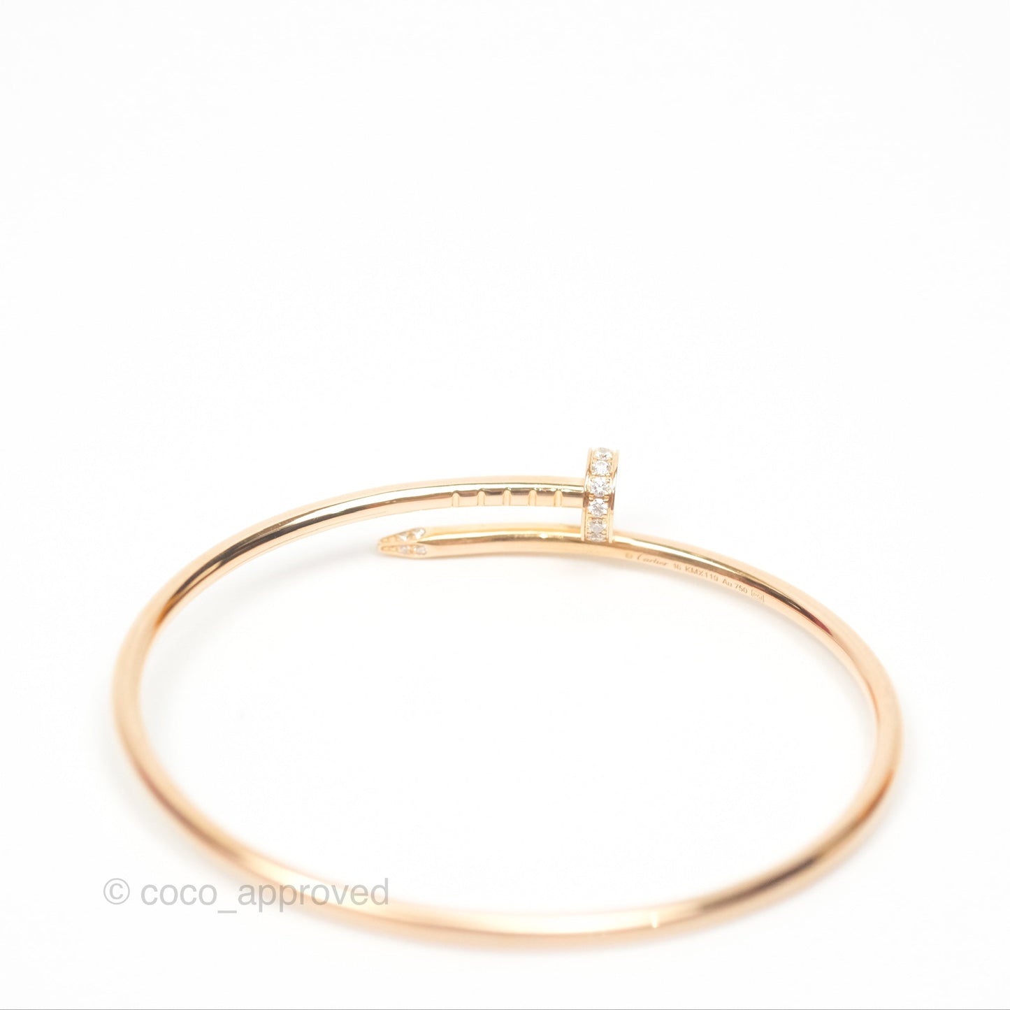 Cartier Juste Un Clou Bracelet Rose Gold Diamond