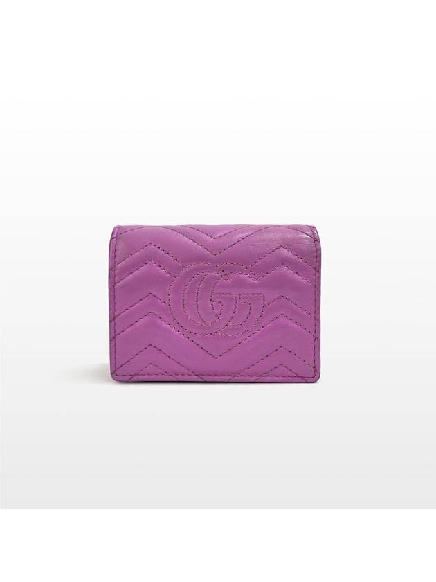 Luxury Gucci Trending 2025 Luxury Gucci Trending 2025 GG Marmont Matelasse Leather Women s Bicycle Wallet 466492