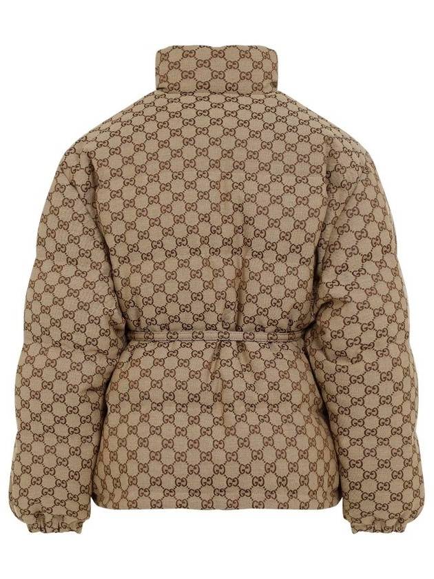 Luxury Gucci Trending 2025 GG Canvas Padded Bomber Camel