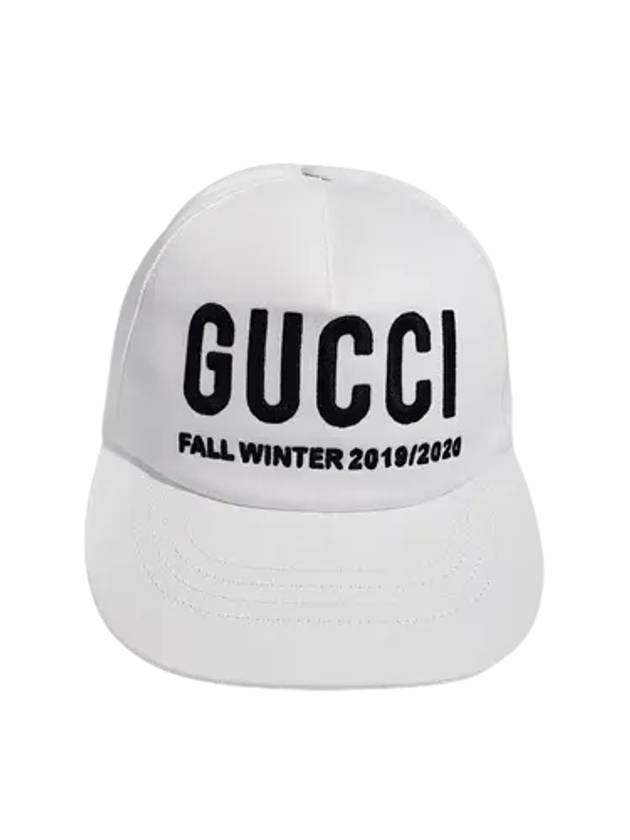 Luxury Gucci Trending 2025 Embroidered Logo Ball Cap White