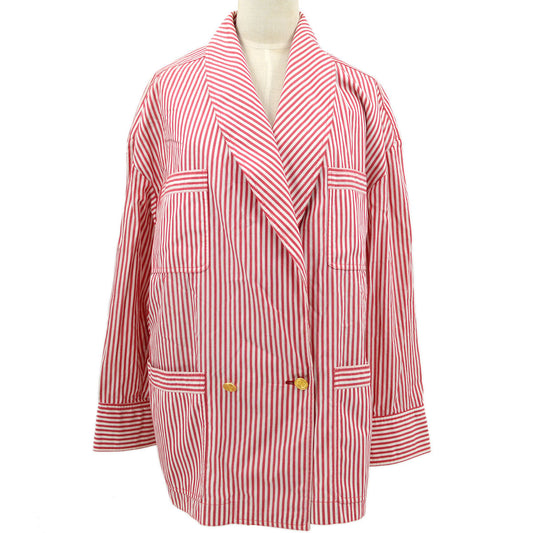 Luxury Chanel Spring striped double-breasted blazer