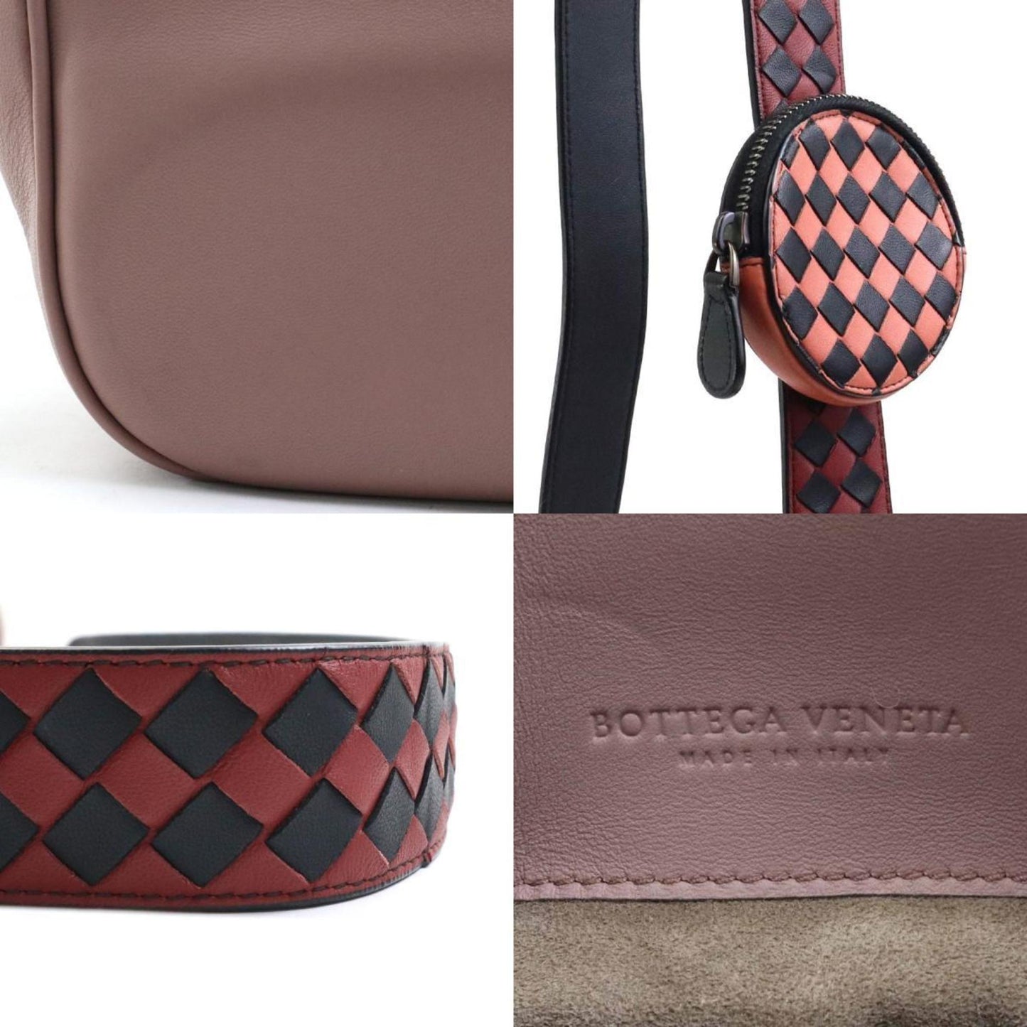 Luxury Bottega Veneta Intrecciato   Dusty pink Intrecciato Pouch ()