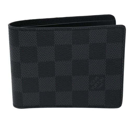 LOUIS VUITTON Damier Graphite Portefeuille Slender Wallet N63261 LV 31031A