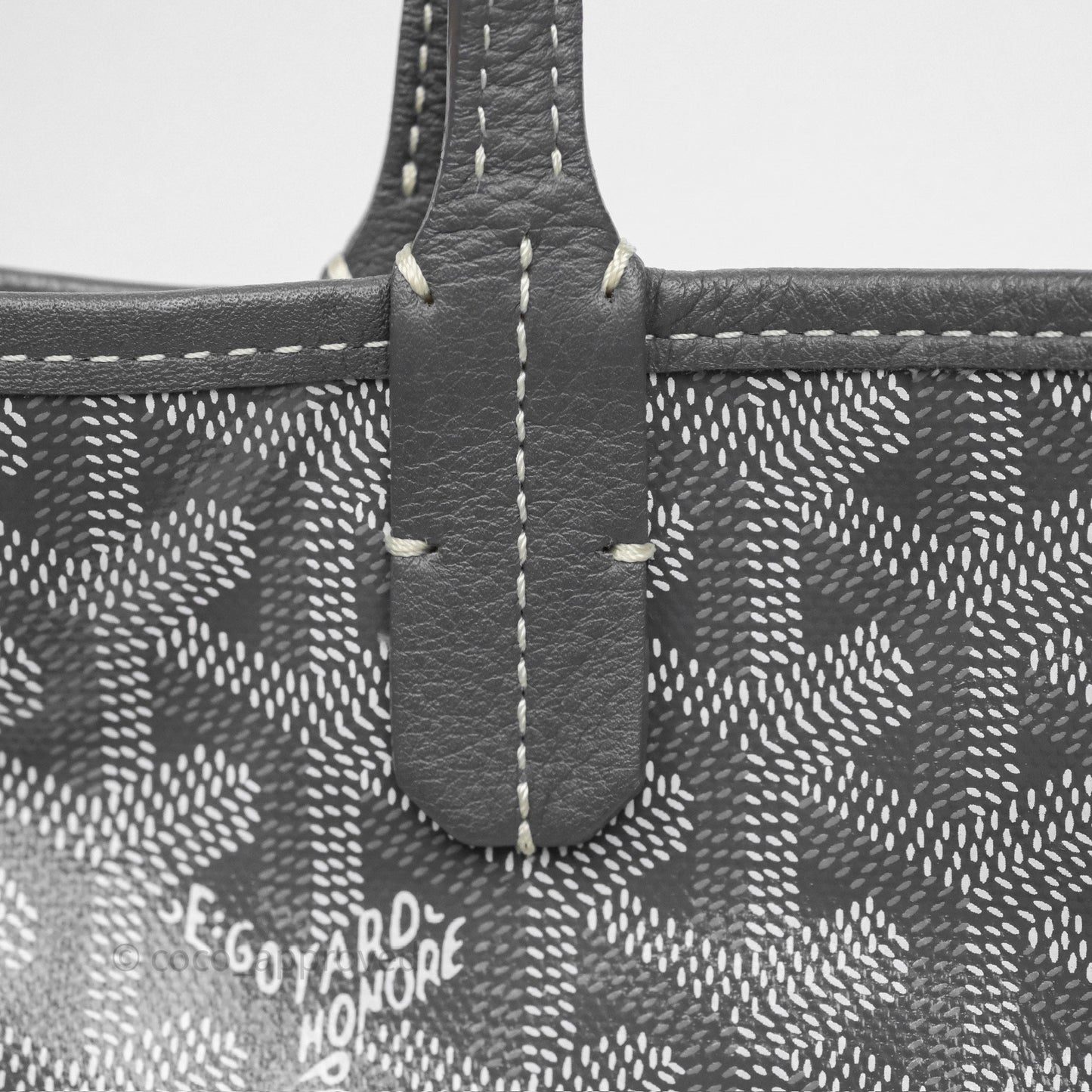 Goyard Anjou Mini Bag Goyardine Canvas Grey