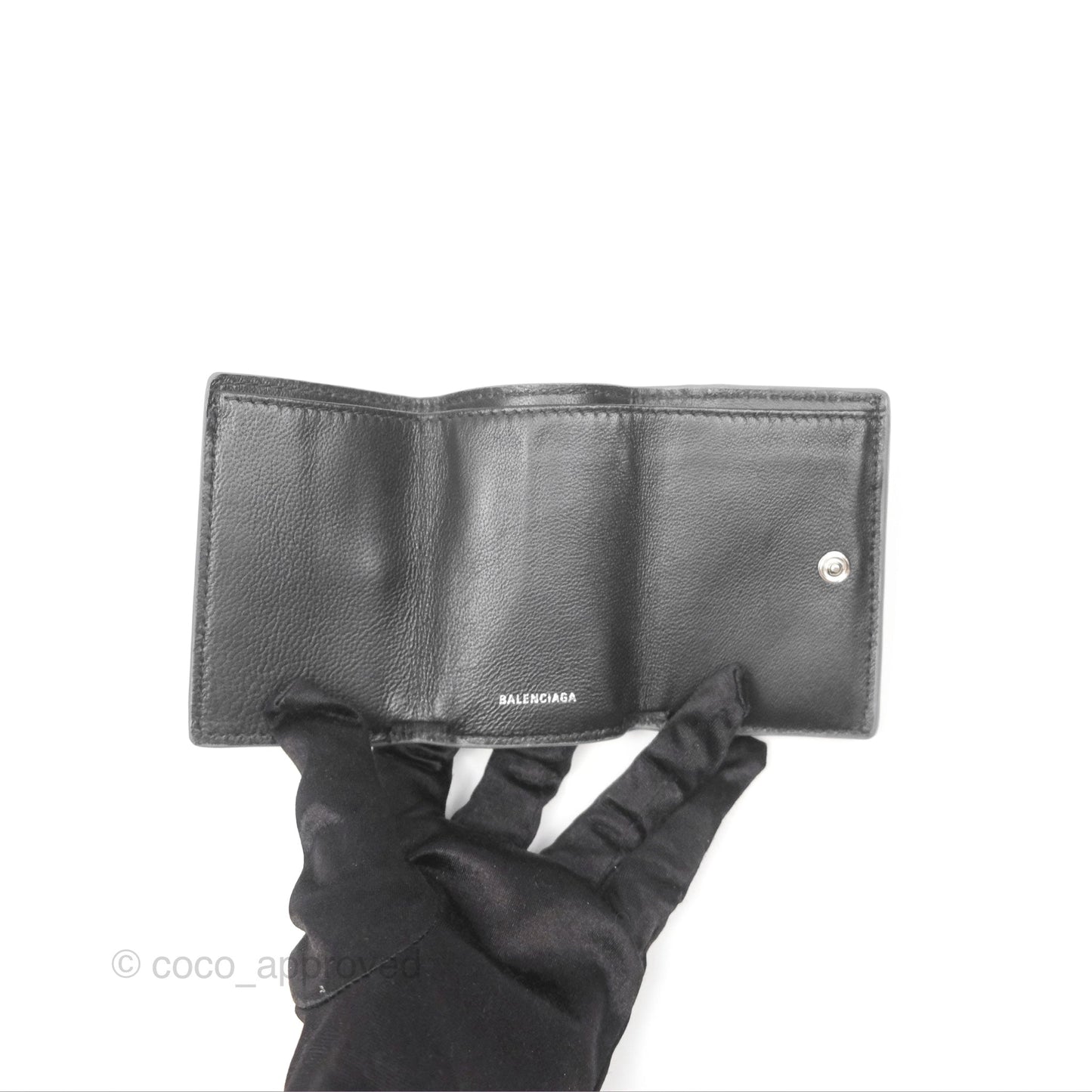 Balenciaga Mini Wallet Grey