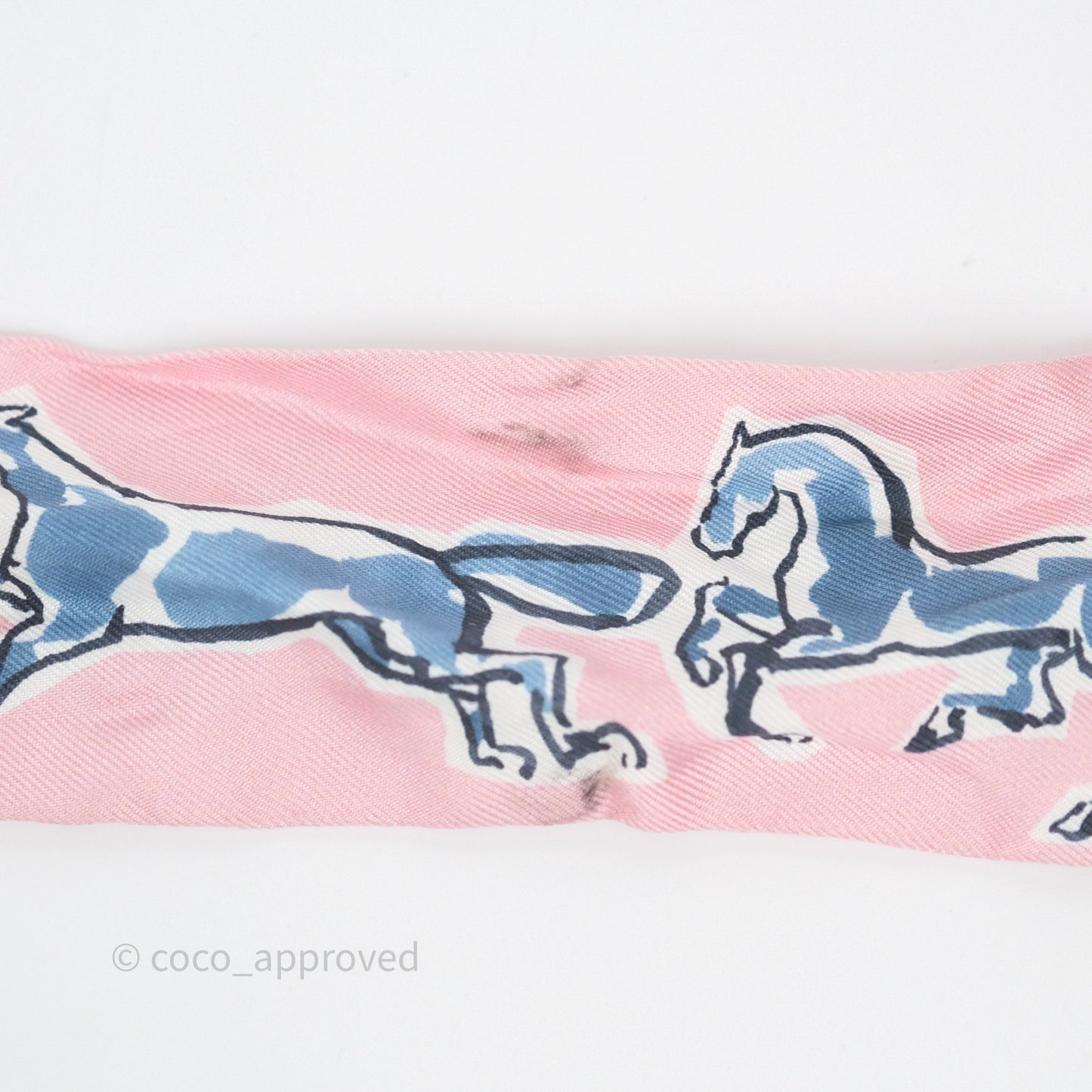 Hermès Chevaux en Liberte Silk Twilly