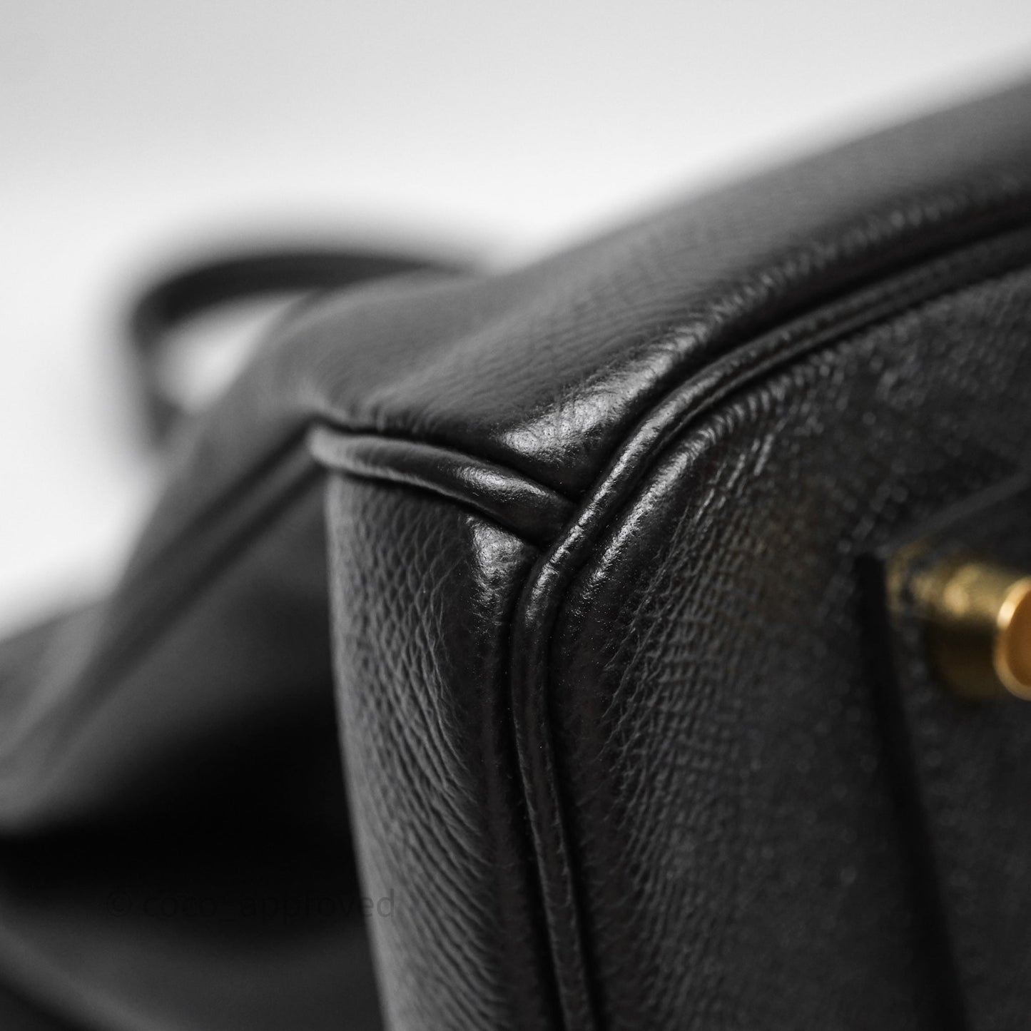 Hermès Birkin 35 Black Noir 89 Epsom Gold Hardware