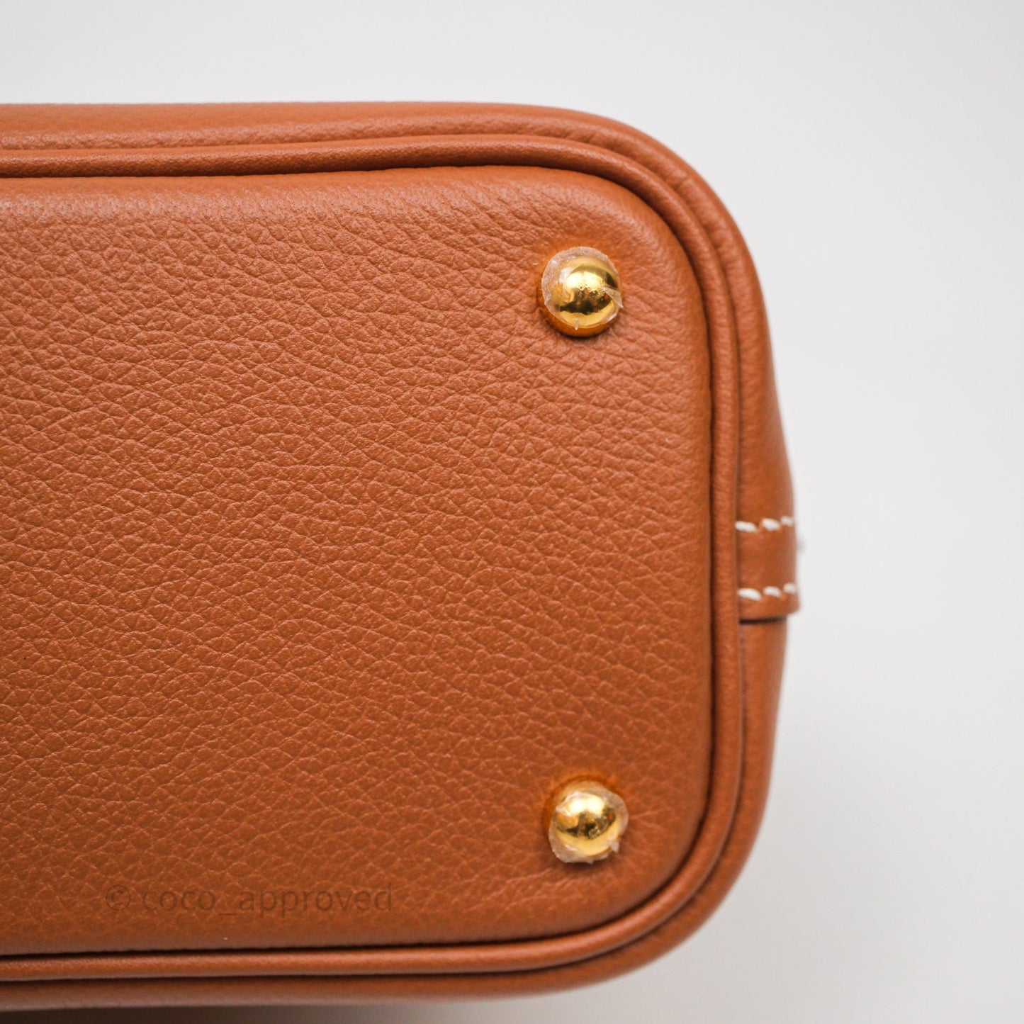 Hermès Bolide Mini 1923 Gold Evercolor Gold Hardware
