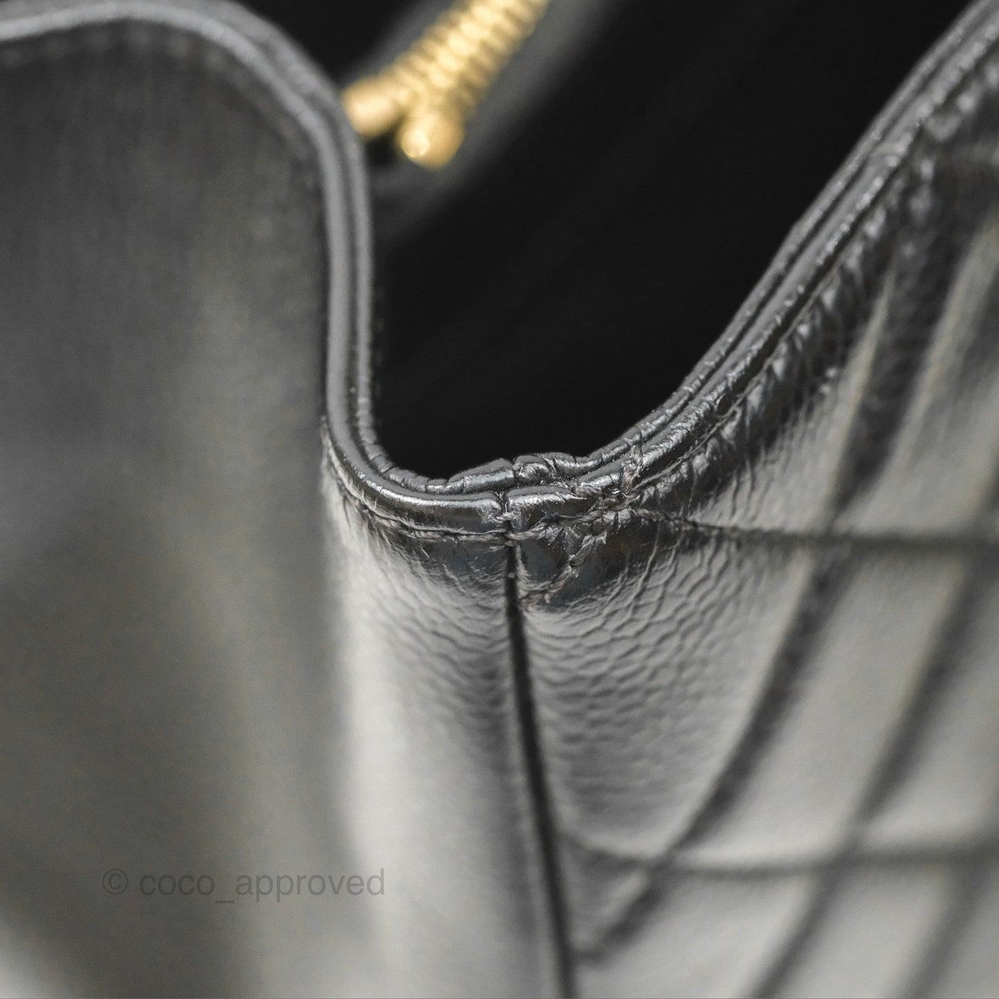 Chanel GST Black Caviar Gold Hardware