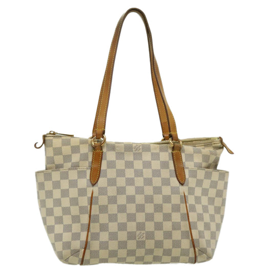 LOUIS VUITTON Damier Azur Totally PM Tote Bag N41280 LV 31236