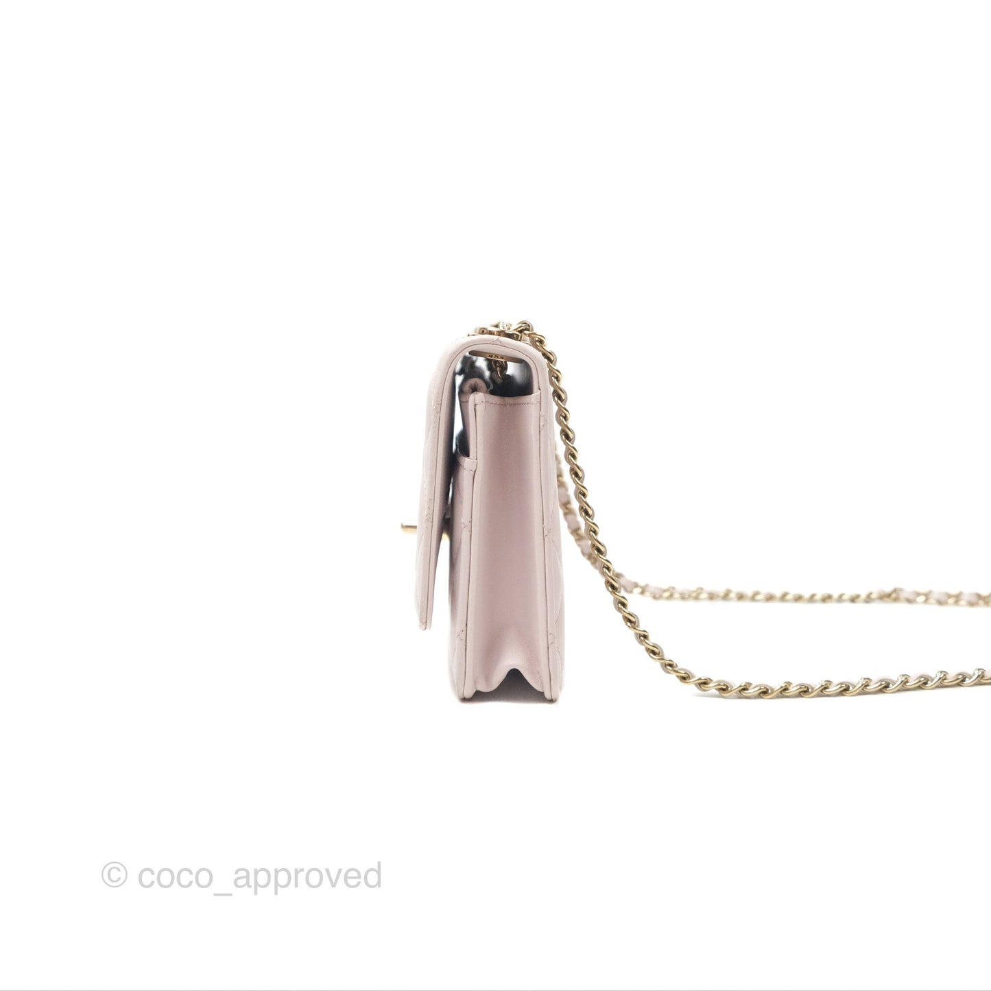 Chanel Trendy CC WOC Quilted Pink Lambskin Gold Hardware