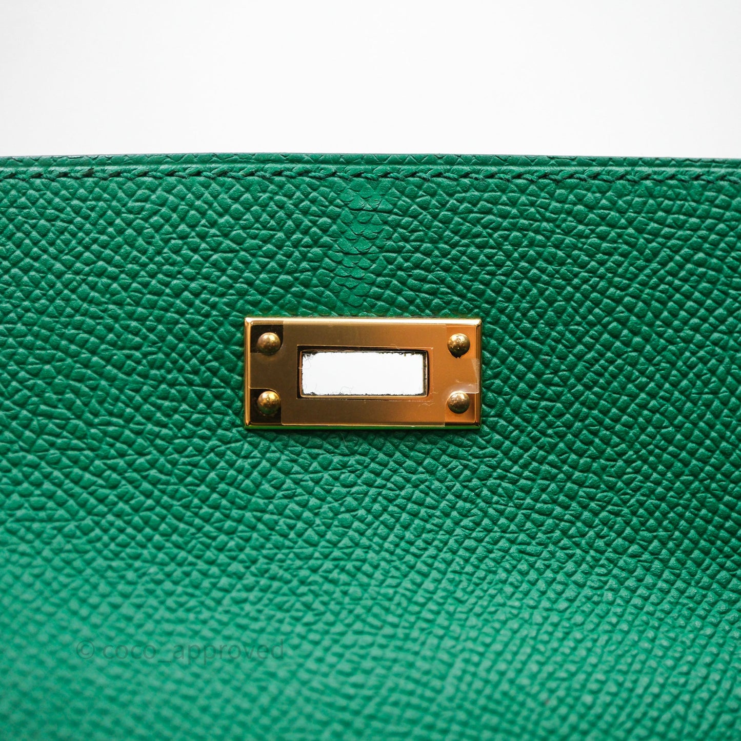 Hermes Kelly 25 Sellier Vert Vertigo Epsom Gold Hardware